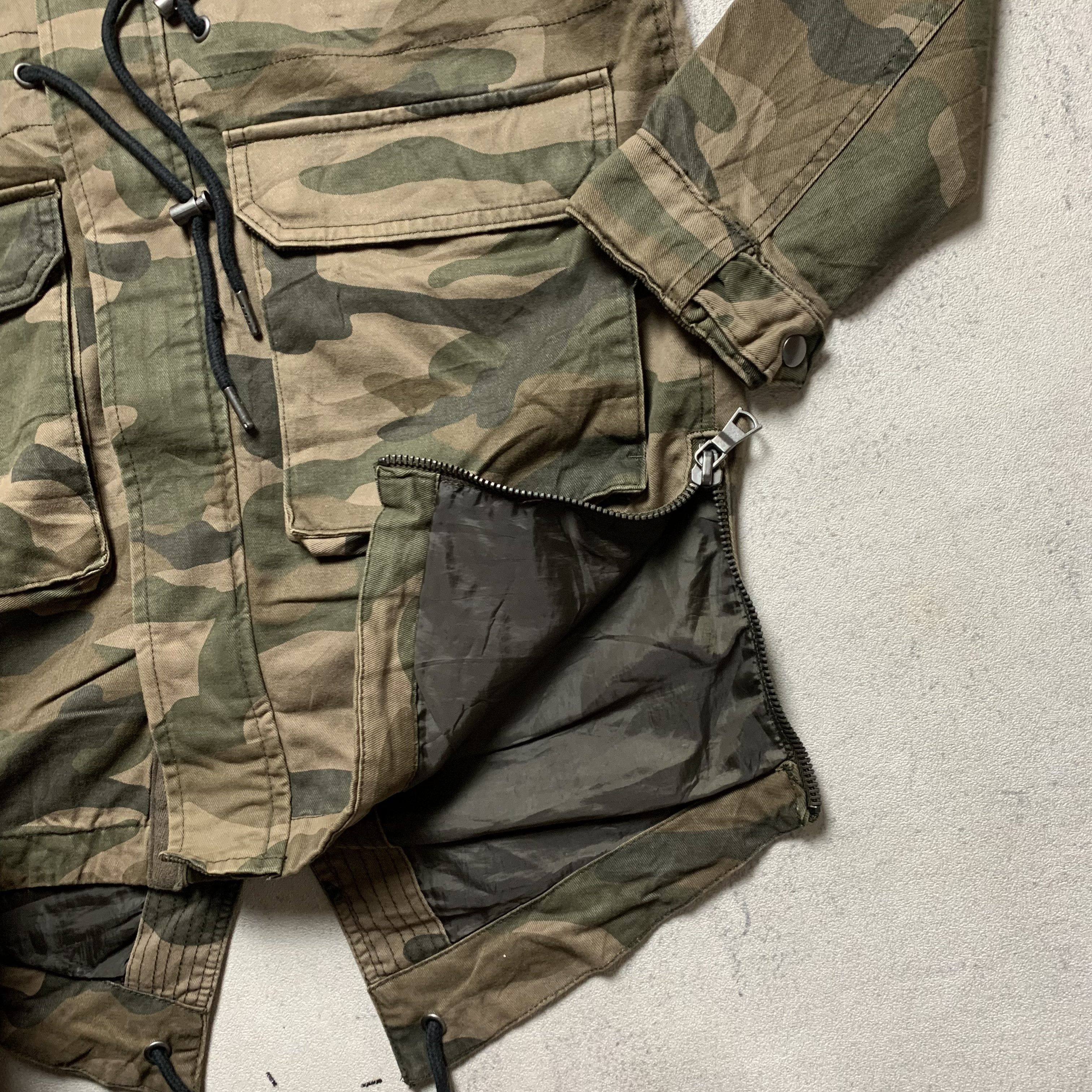 H&M H&M Camo Parka Fishtail Jacket Size US S / EU 44-46 / 1 - 4 Thumbnail