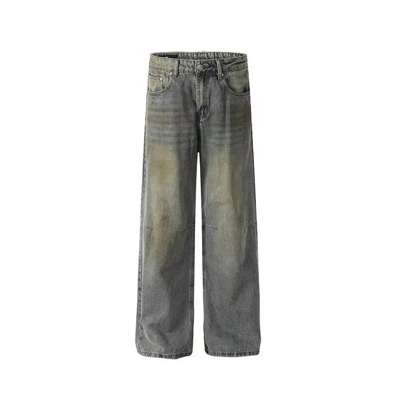 Japanese Brand × Jean Retro loose wide leg straight leg jeans Size US 32 / EU 48 - 5 Thumbnail