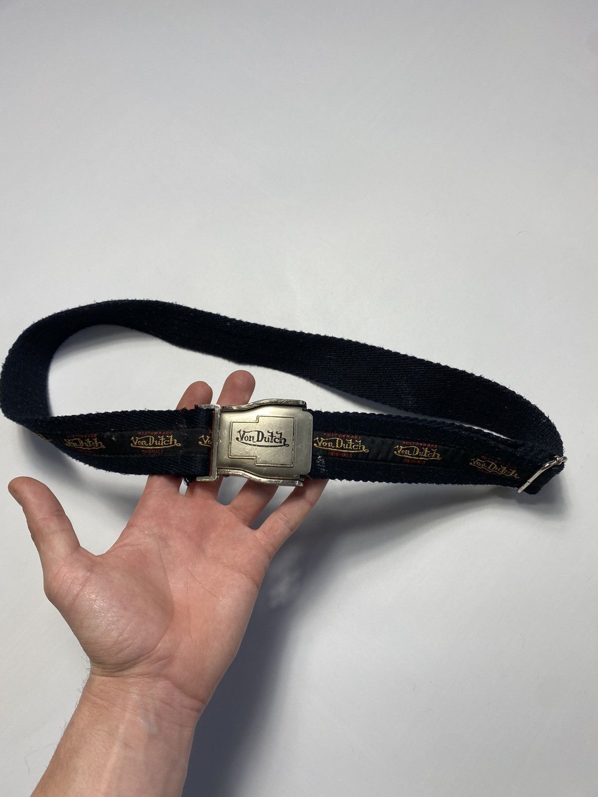 Vintage × Von Dutch Vintage Von Dutch Cotton Monogram Y2K Belt Size ONE SIZE - 1 Thumbnail