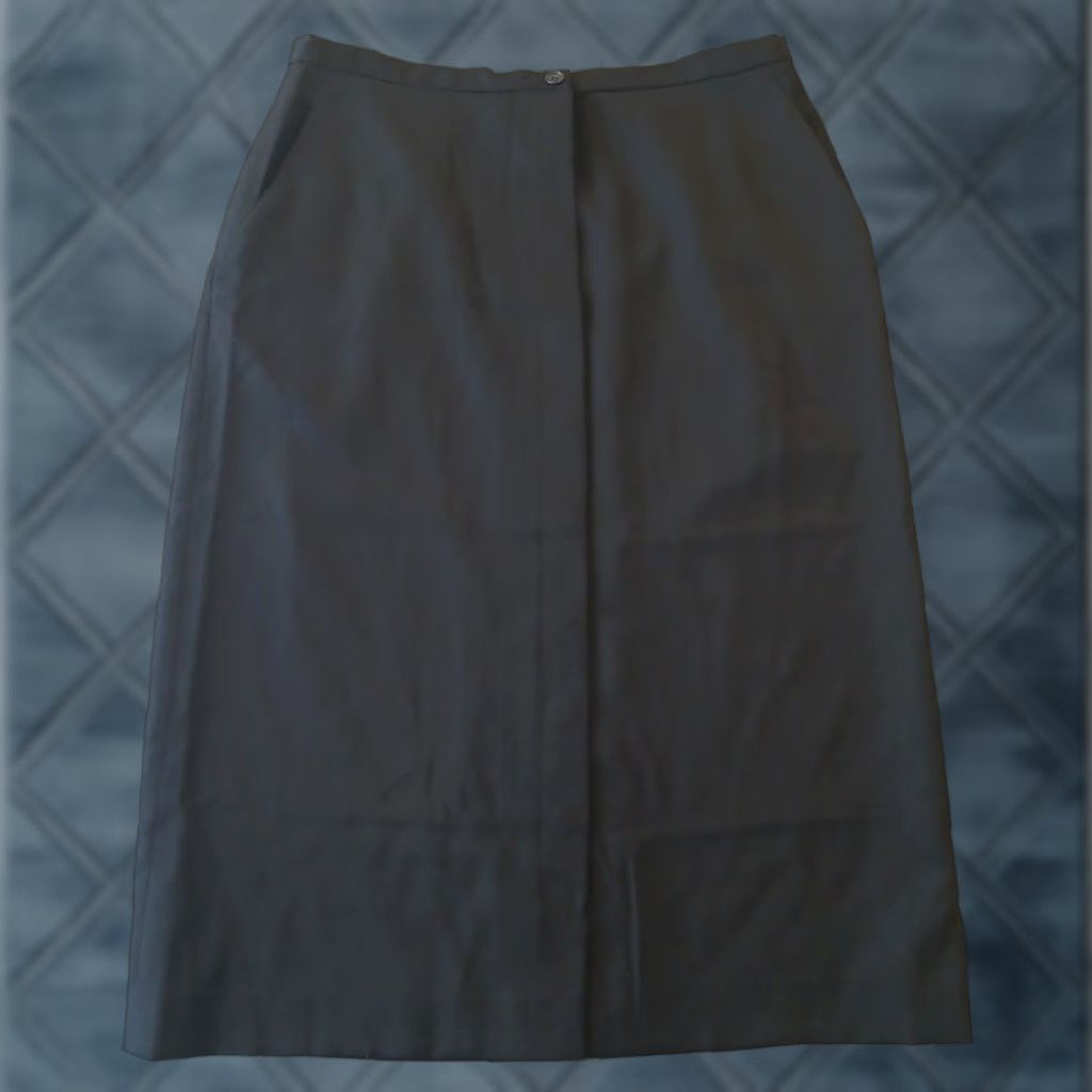 Brooks Brothers Brooks Brothers Skirt Black Wool Size 12 Knee Length Lined Button Front Pencil Women Regular Mid Length Size 34" / US 12 / IT 48 - 1 Thumbnail