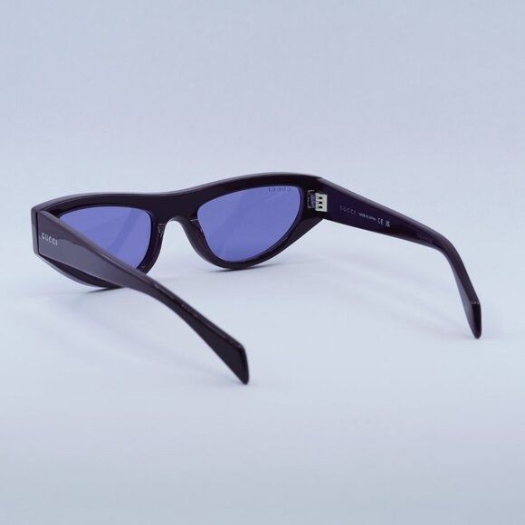 Gucci 🕶️ New Gucci GG1919S 007 Plum/Violet Sunglasses Size ONE SIZE - 5 Thumbnail