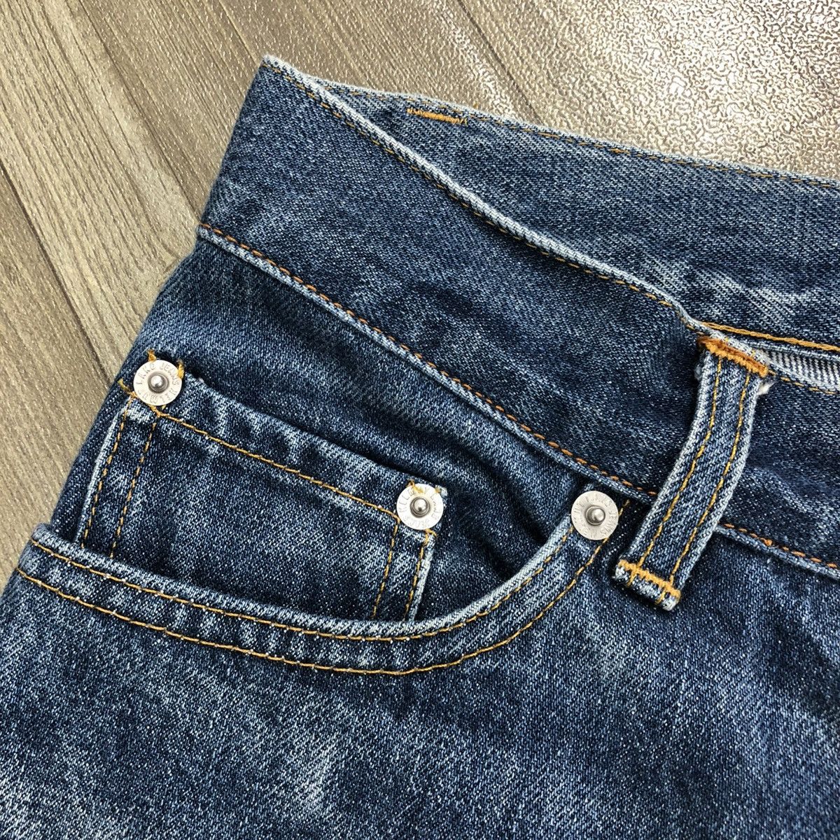 Helmut Lang Vintage Helmut Lang Faded Classic Denim Bootcut Flared Jeans Size US 29 - 8 Thumbnail