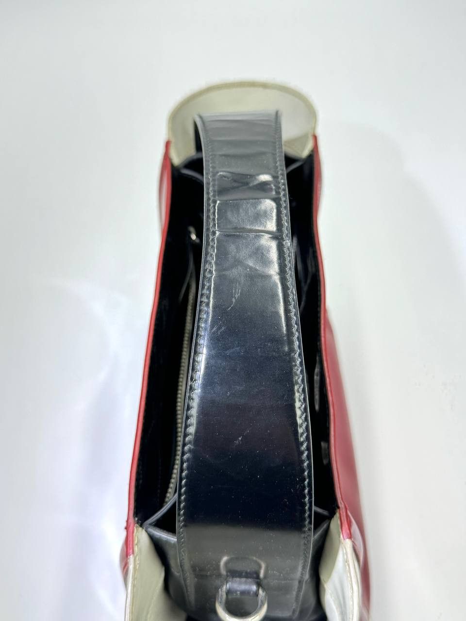 Prada Prada Ouverture patent leather crossbody bag Size ONE SIZE - 3 Thumbnail