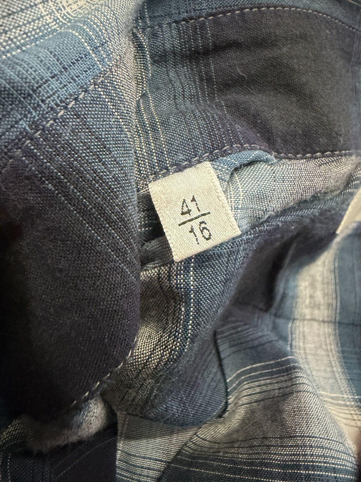 Saint Laurent Paris SAINT LAURENT FW14 BLUE SHIRT Size US L / EU 52-54 / 3 - 4 Thumbnail