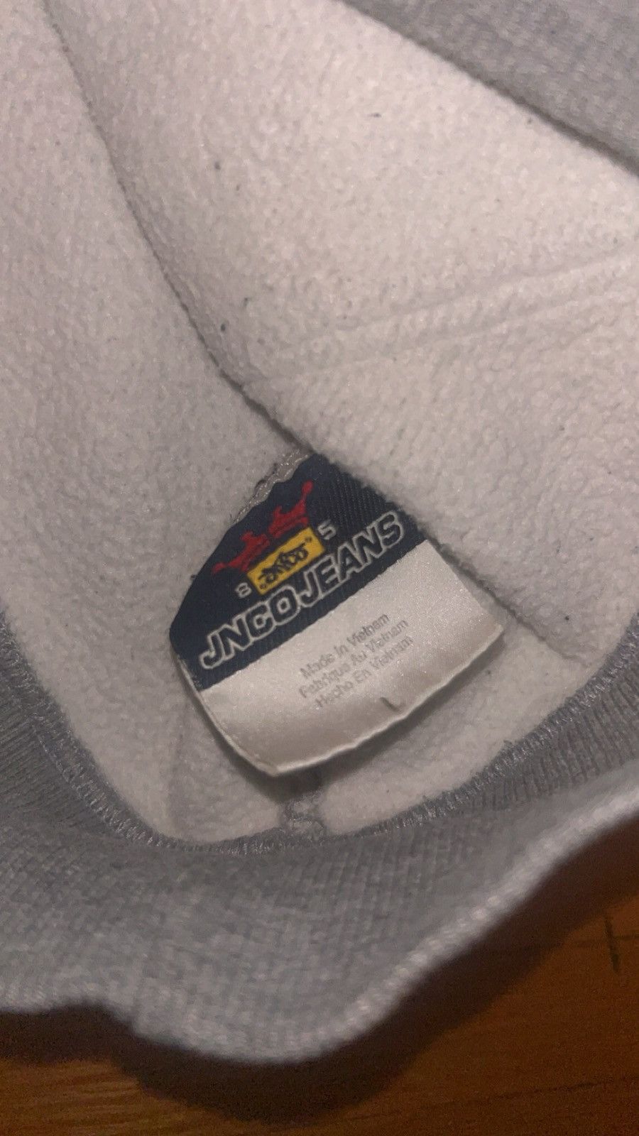 JNCO heather Grey JNCO Jeans Embroidered Hoodie Size US L / EU 52-54 / 3 - 3 Thumbnail