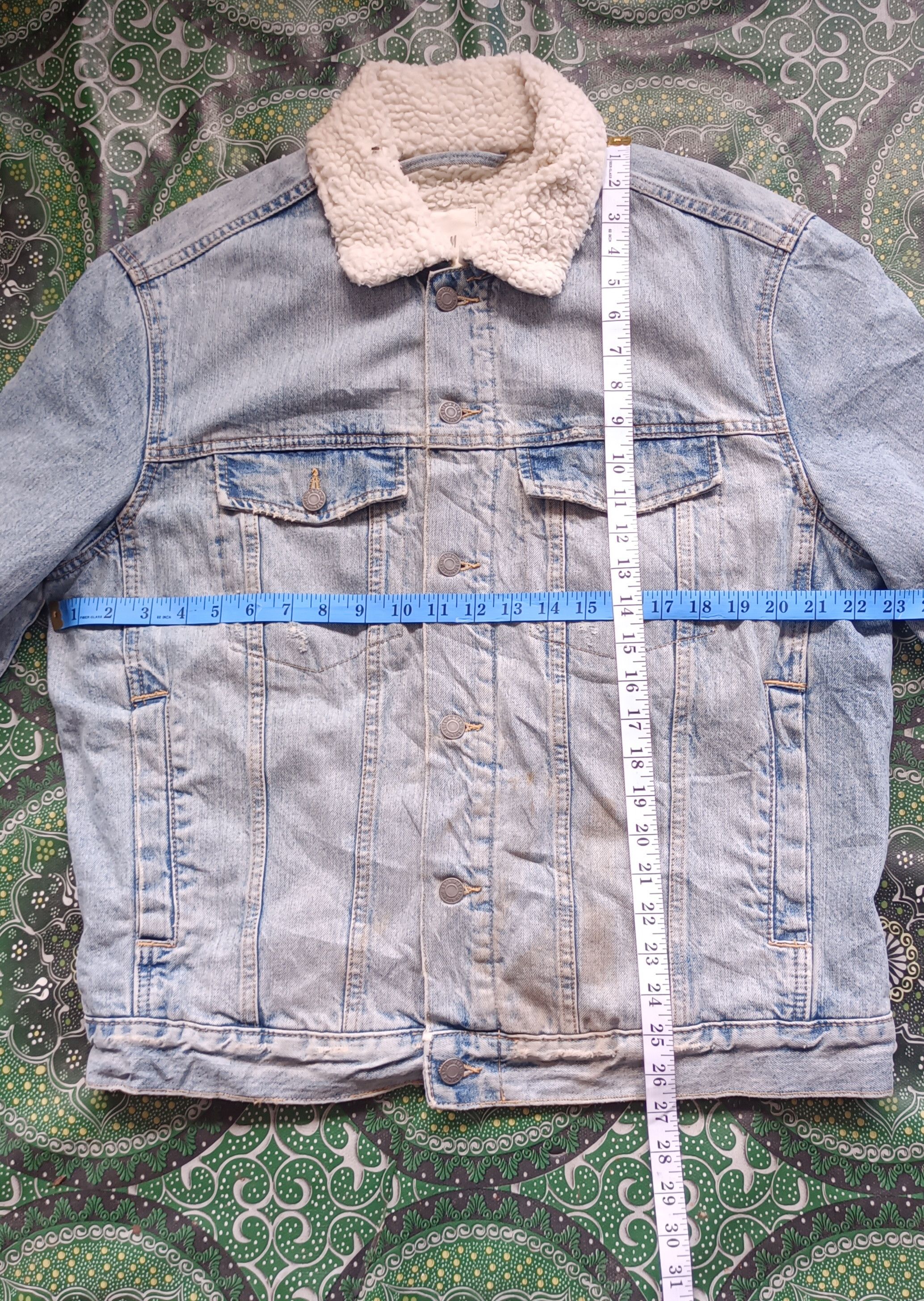 H&M H&M Sherpa Lined Denim Jacket Size US L / EU 52-54 / 3 - 15 Thumbnail