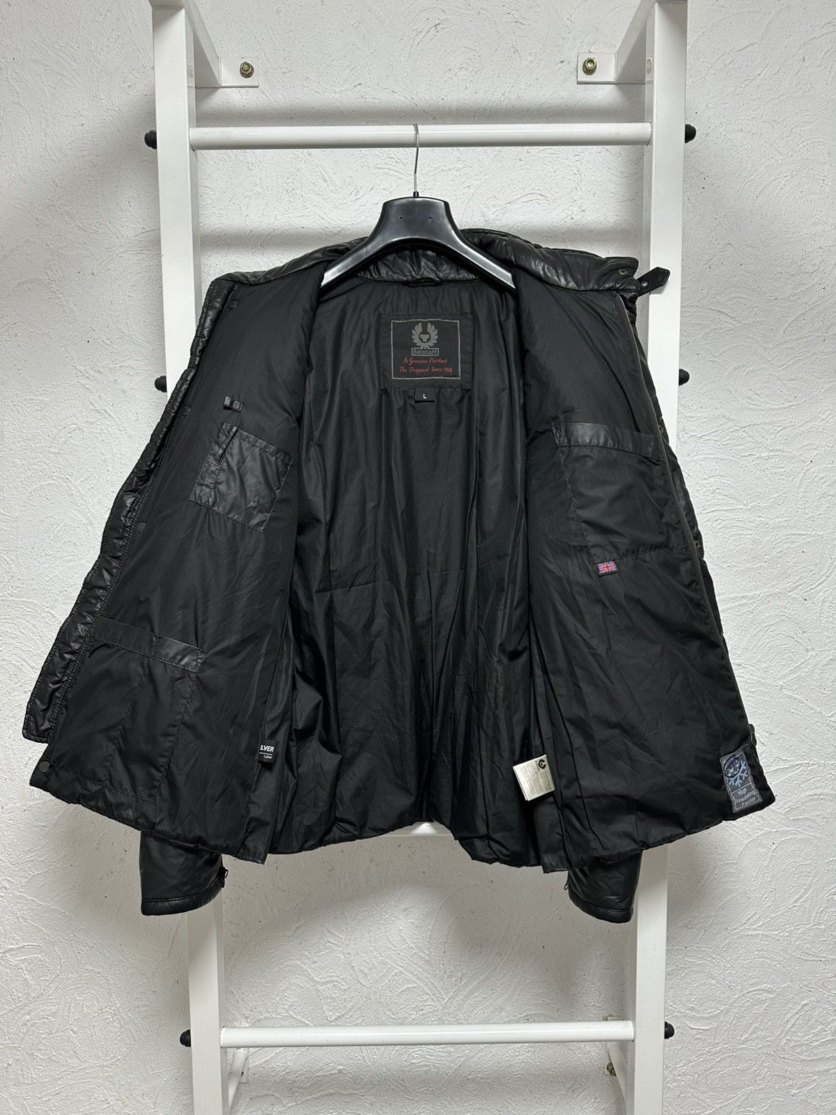 Belstaff Belstaff Black Glossy Puffer Jacket Size L Size US L / EU 52-54 / 3 - 6 Thumbnail