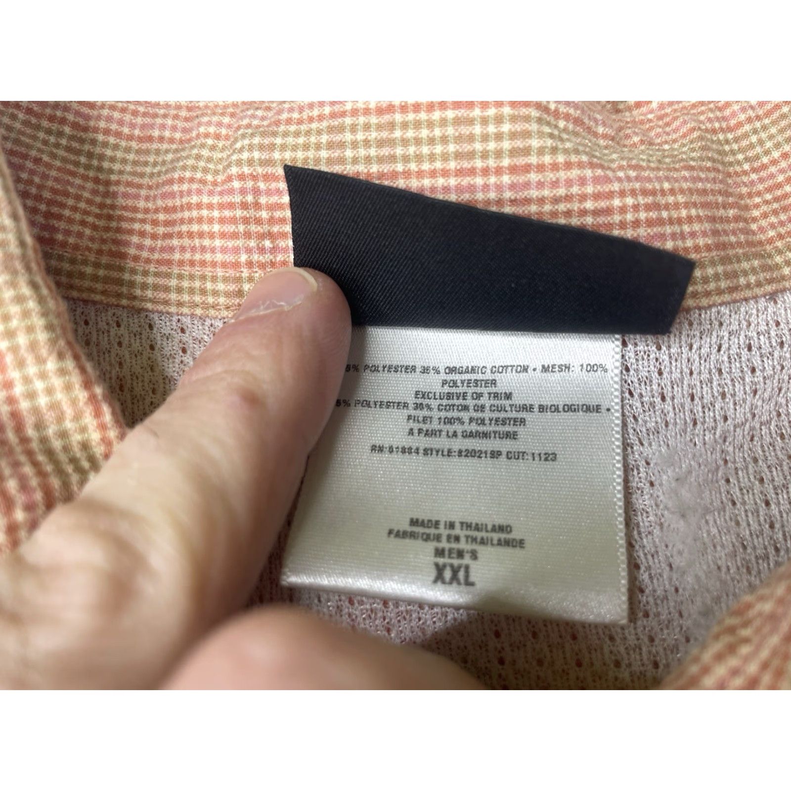 Patagonia Patagonia Shirt Men's 2XL Orange Plaid Long Sleeve Button-Up Collared Pocket Lightweight Casual Travel Workwear Mens Size US XXL / EU 58 / 5 - 4 Thumbnail