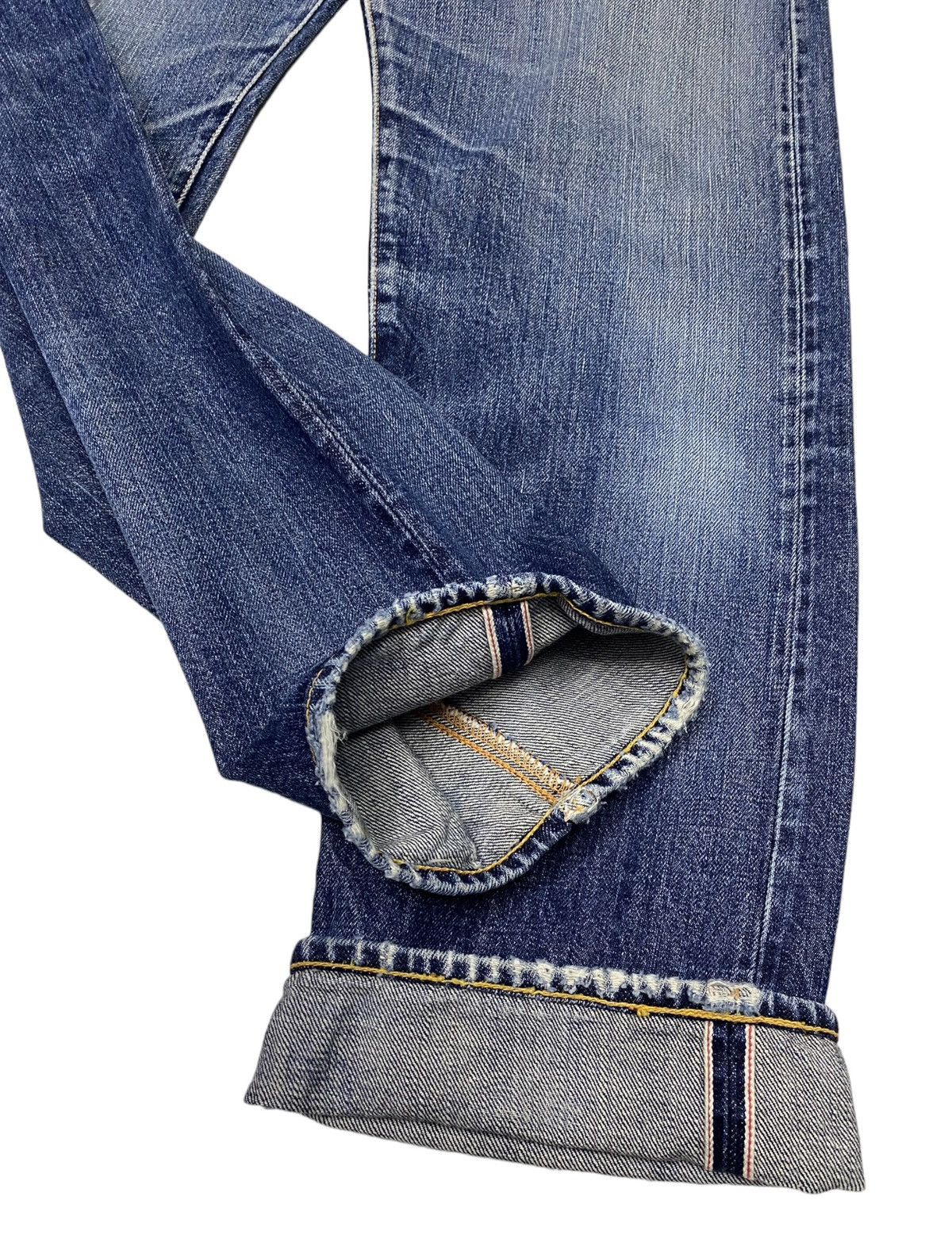 Evisu VINTAGE EVISU SEAGULL SELVEDGE DISTRESSED DENIM JEANS Size US 28 / EU 44 - 3 Thumbnail
