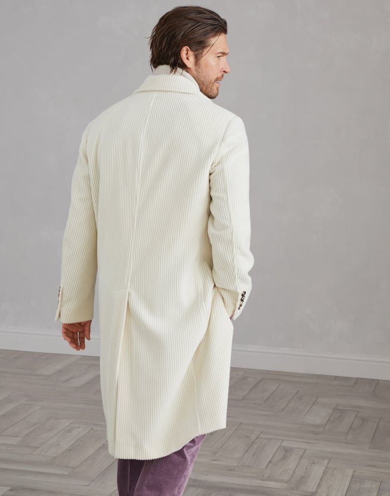Brunello Cucinelli o1w1db10825 Cashmere Overcoat in White Size US L / EU 52-54 / 3 - 5 Thumbnail