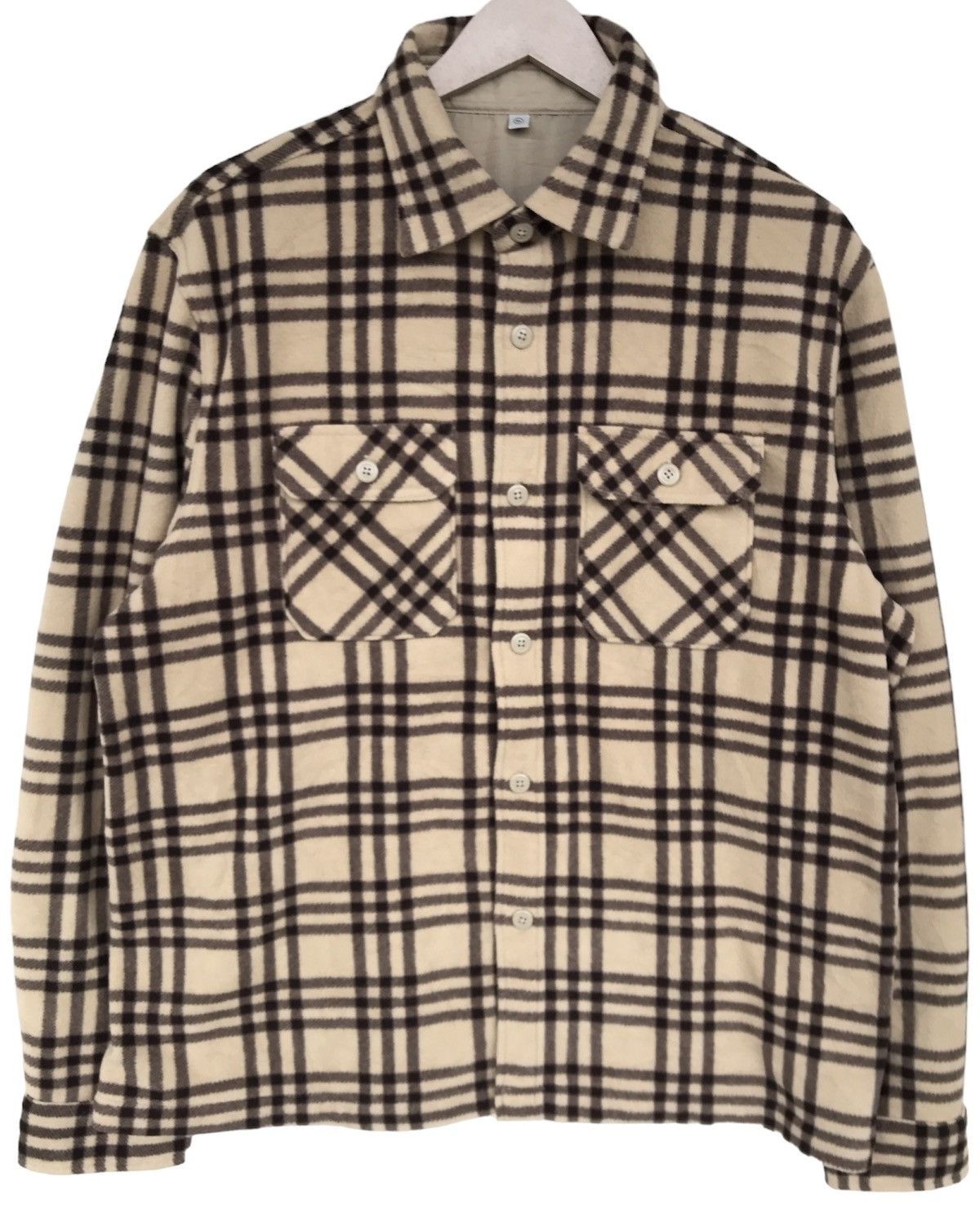 Flannel × Uniqlo × Vintage Vintage Uniqlo Button Up Flannel Fleece jacket Size US XL / EU 56 / 4 - 1 Thumbnail