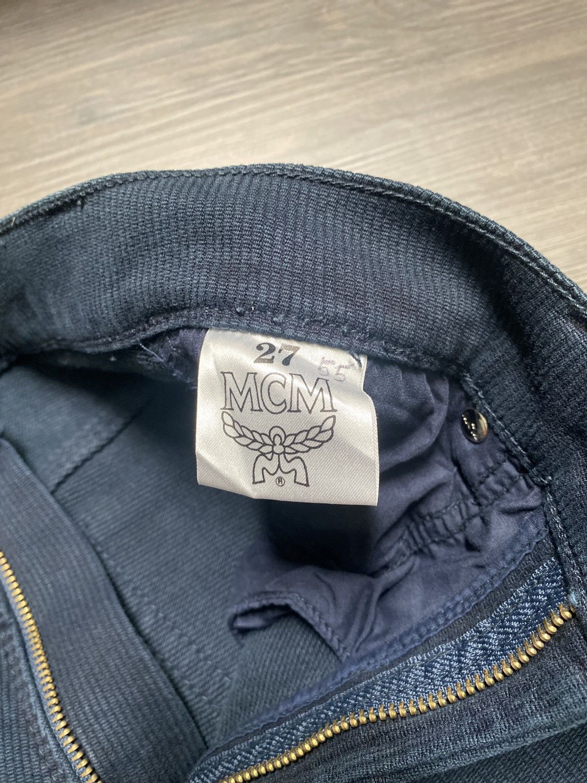 MCM MCM Luxury Corduroy Denim Jeans - Italy Size 25" / US 0 / IT 36 - 6 Thumbnail