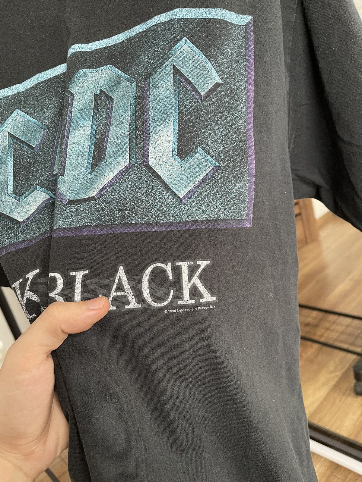 Band Tees 1996 AC/DC Back In Black Vintage Tour T-Shirt Tee Size US M / EU 48-50 / 2 - 5 Thumbnail