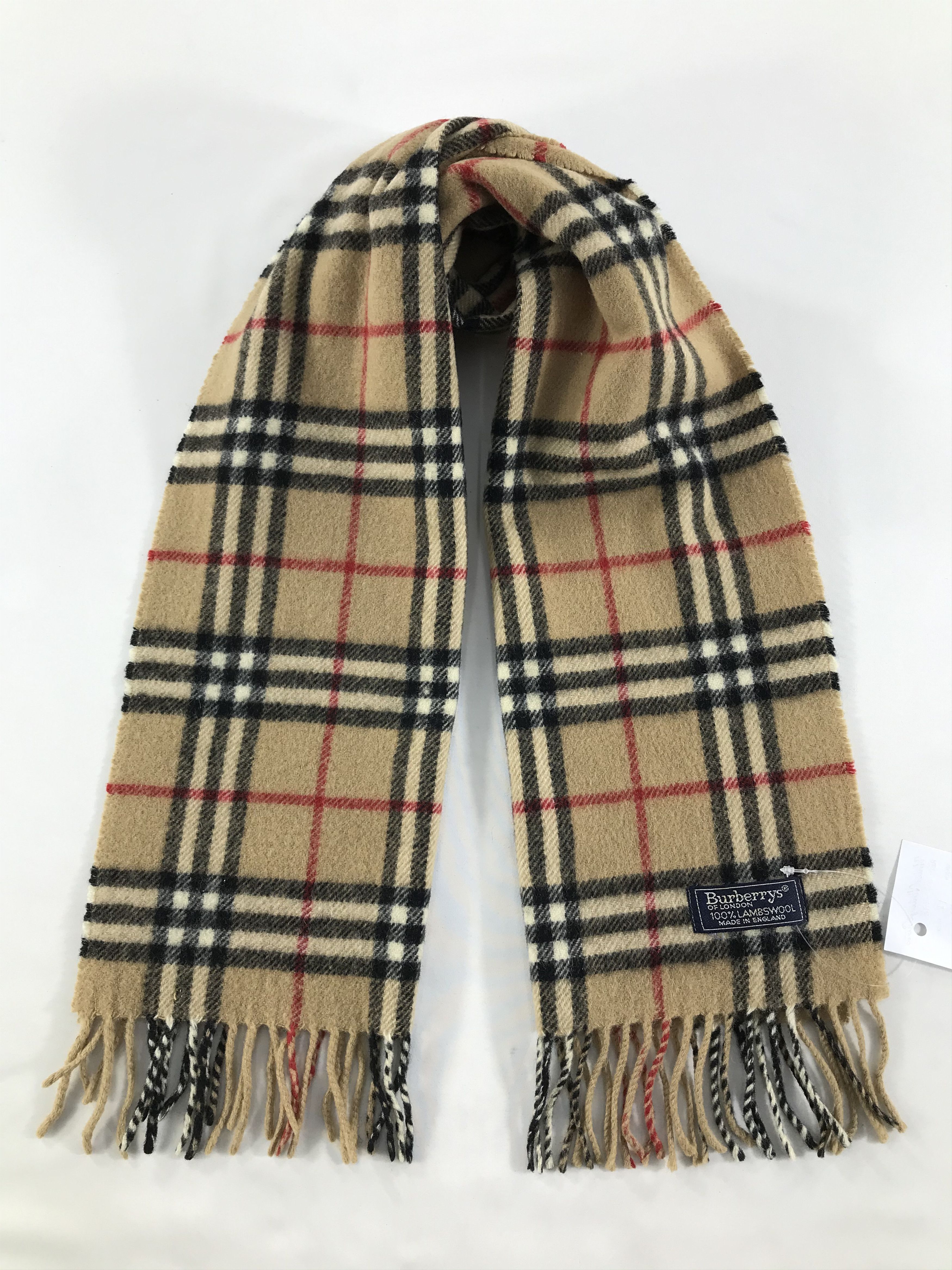 Burberry Vintage Burberry Scarf/Muffler/Neckwear MF1206 Size ONE SIZE - 1 Thumbnail
