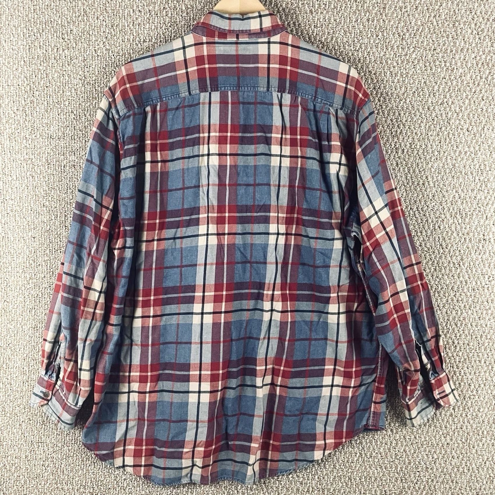 Abercrombie & Fitch VINTAGE Abercrombie & Fitch Shirt Mens L Vtg 90s Men Grunge Flannel Big Shirts Y2K T327 Size US L / EU 52-54 / 3 - 3 Thumbnail