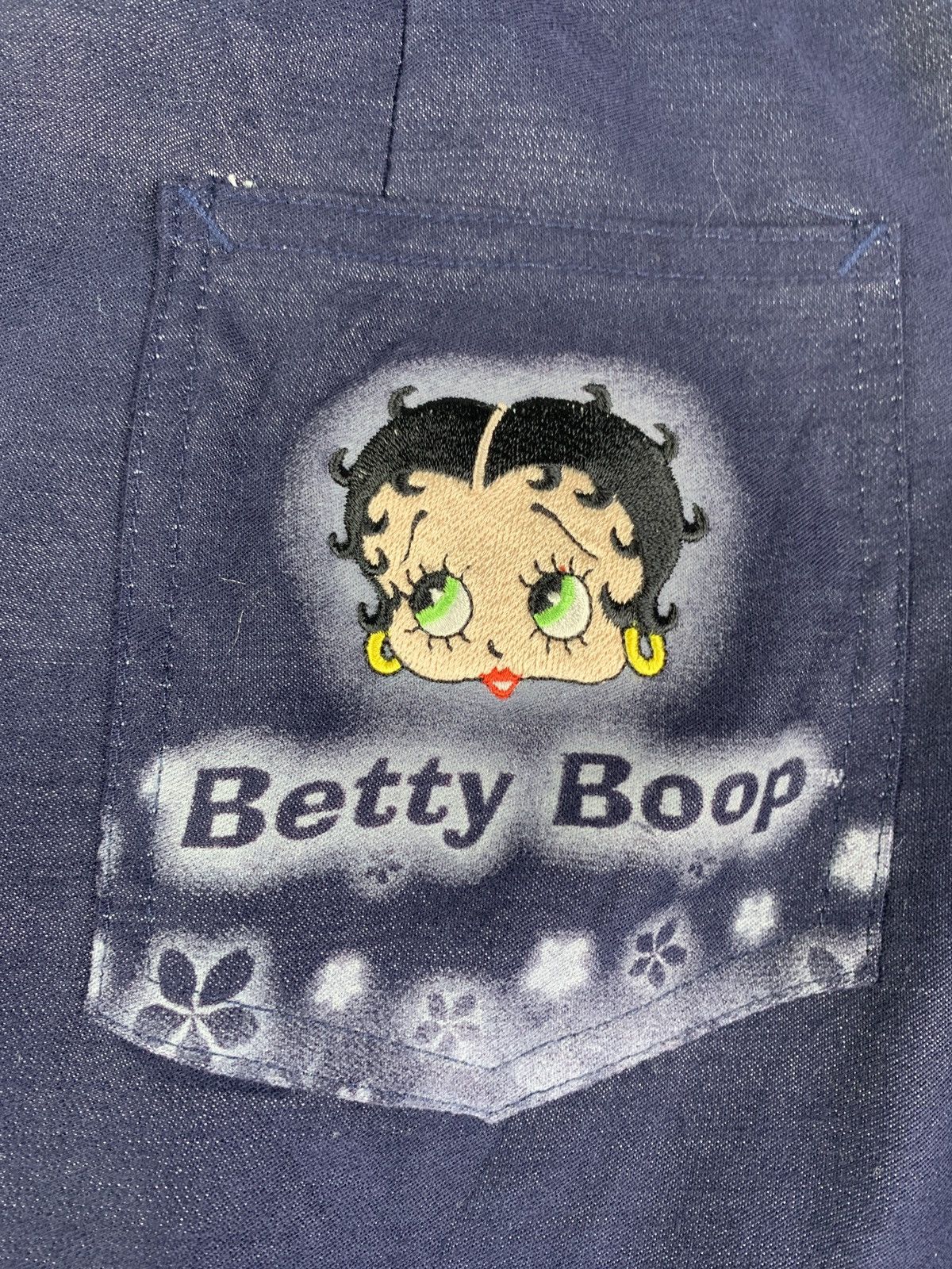 Cartoon Network 2000s Betty Boop Cartoon Flower Spray Embroidered Maxi Skirt Size 27" / US 4 / IT 40 - 5 Thumbnail