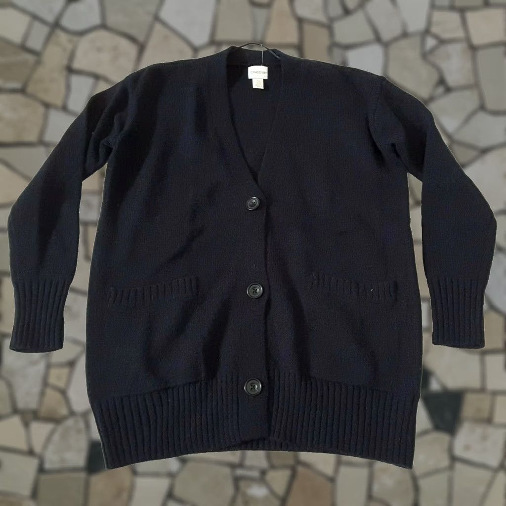 Vintage Chico's Cardigan Sweater Navy Blue V-Neck Long Sleeve Pockets Button Size 0 Womens Size XS / US 0-2 / IT 36-38 - 1 Thumbnail