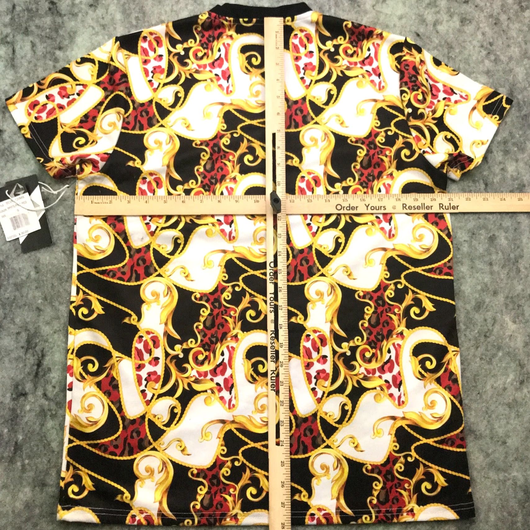 Vintage G-Net Shirt Mens Small Gold & Red All Over Print Pattern SCUC-120MS Shirt Men Small Gold Red All Over Print Graphic Print Vintage: No Size US S / EU 44-46 / 1 - 7 Thumbnail