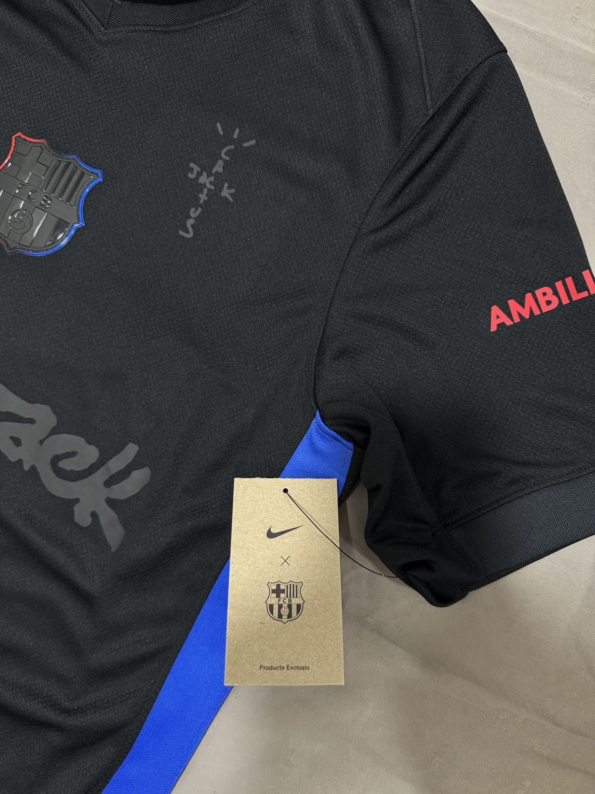 Nike × Travis Scott Fc Barcelona x Travis Scott Limited Edition Away Jersey Size US M / EU 48-50 / 2 - 10 Thumbnail