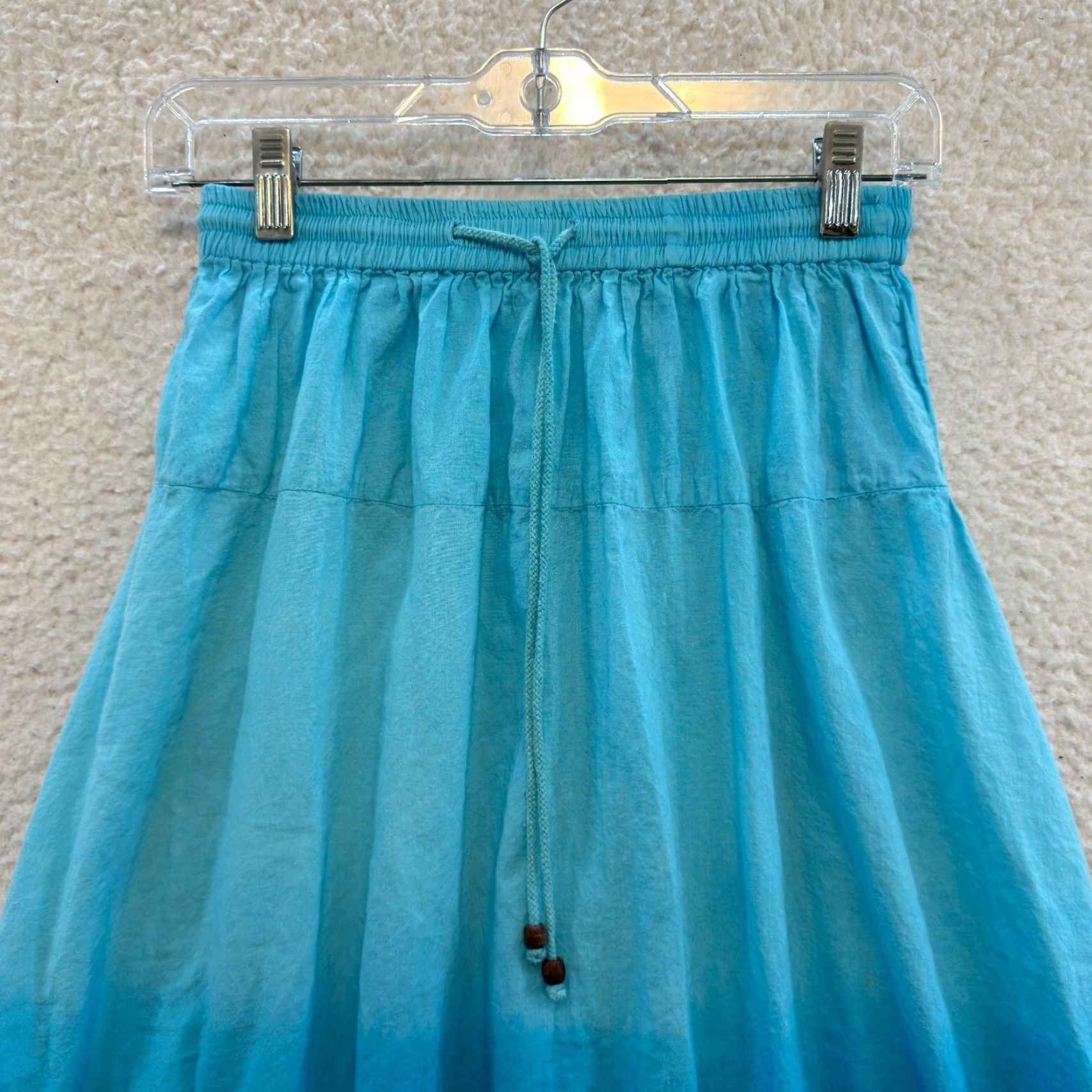 Vintage VINTAGE Midi Maxi Skirt XS S Ombre Prairie Cottagecore Hippie Boho Broomstick Bobbie Brooks Size 26" / US 2 / IT 38 - 3 Thumbnail