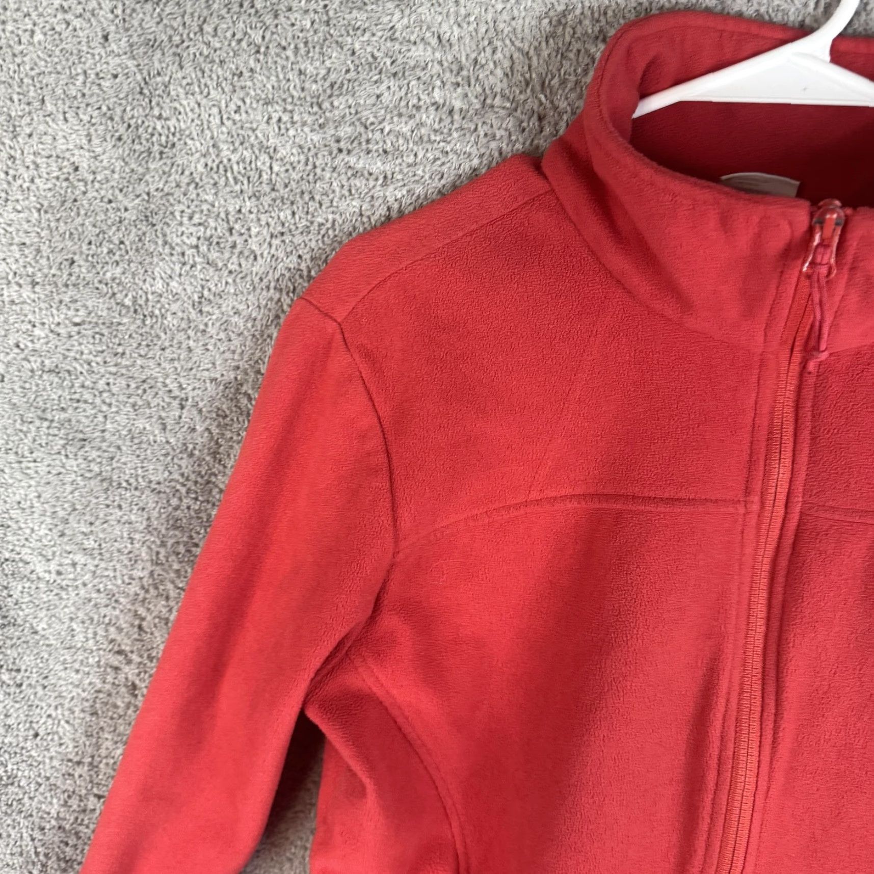 Vintage Columbia Fleece Jacket Womens Large Red Full Zip Pockets Outdoor Wear Size L / US 10 / IT 46 - 5 Thumbnail