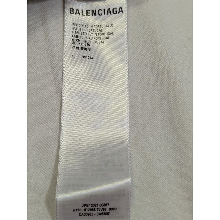 Balenciaga o1rshd1 Unisex T-Shirt in Beige Size US XL / EU 56 / 4 - 14 Thumbnail