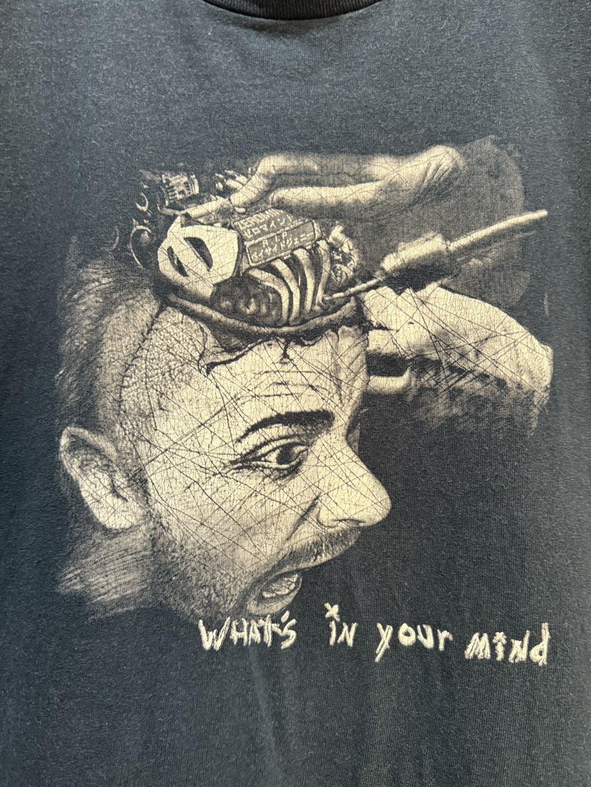 Band Tees Vintage Zeromind Nu Metal What’s In Your Mind Faded Tee Size US M / EU 48-50 / 2 - 2 Thumbnail