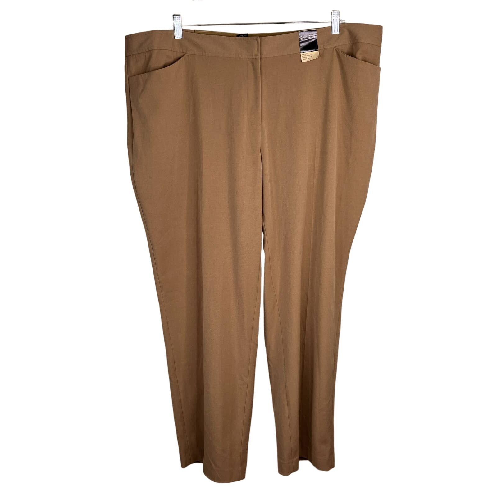 Other Lane Bryant Pants Madison Trouser Metroline 26 Beige New Size 26" / US 2 / IT 38 - 1 Thumbnail
