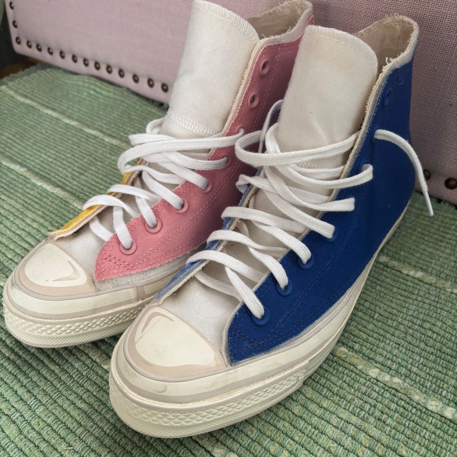 Converse Converse x Joshua Vides Velcro Chucks Shoes Mens 11.5 Size US 11.5 / EU 44-45 - 3 Thumbnail