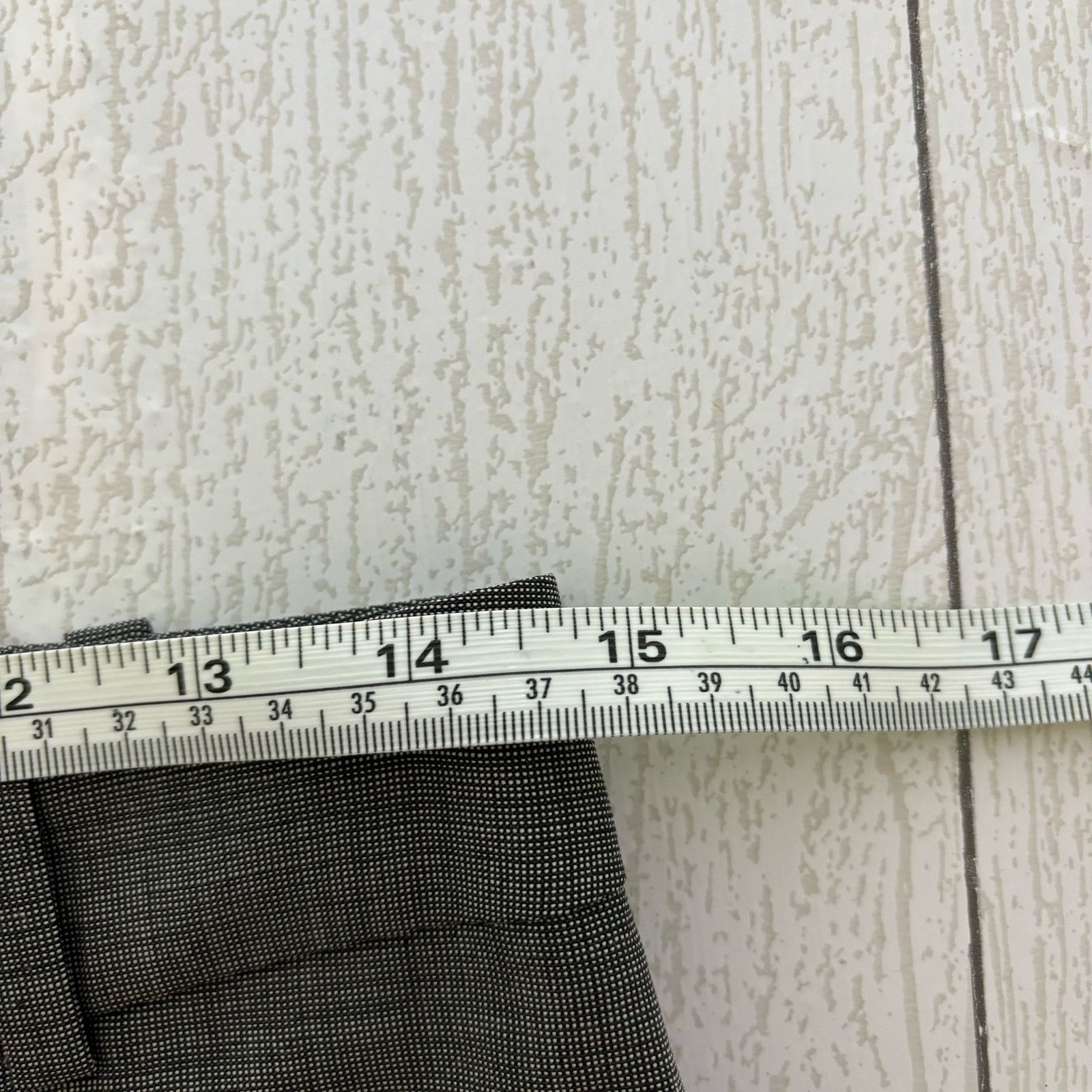 Hugo Boss Boss by Hugo Boss Gray Micro Check Dress Pants Size 2 Size 26" / US 2 / IT 38 - 7 Thumbnail