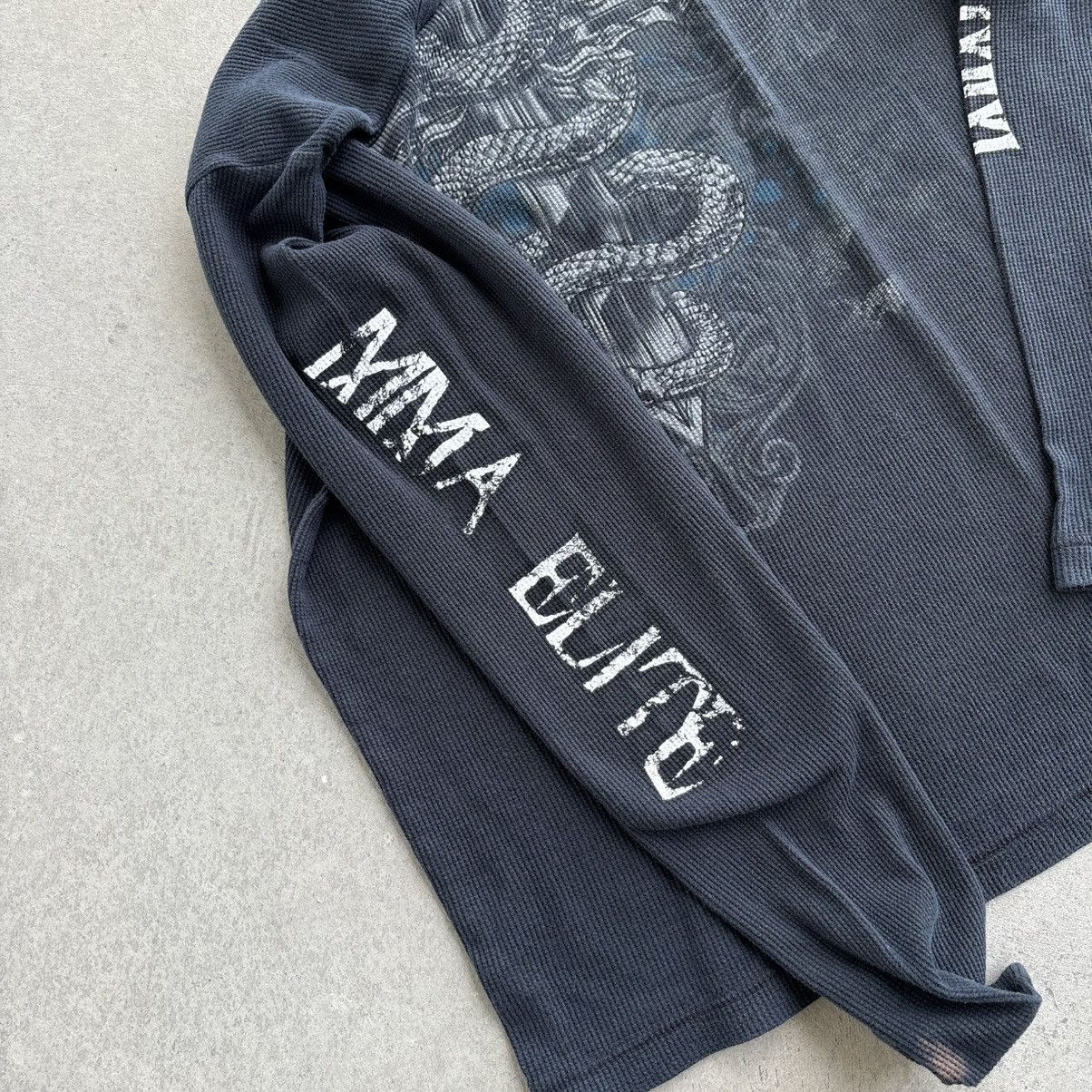 Affliction × Tapout Vintage Y2K MMA Elite Black Thermal Affliction Gothic XL Size US XL / EU 56 / 4 - 8 Thumbnail