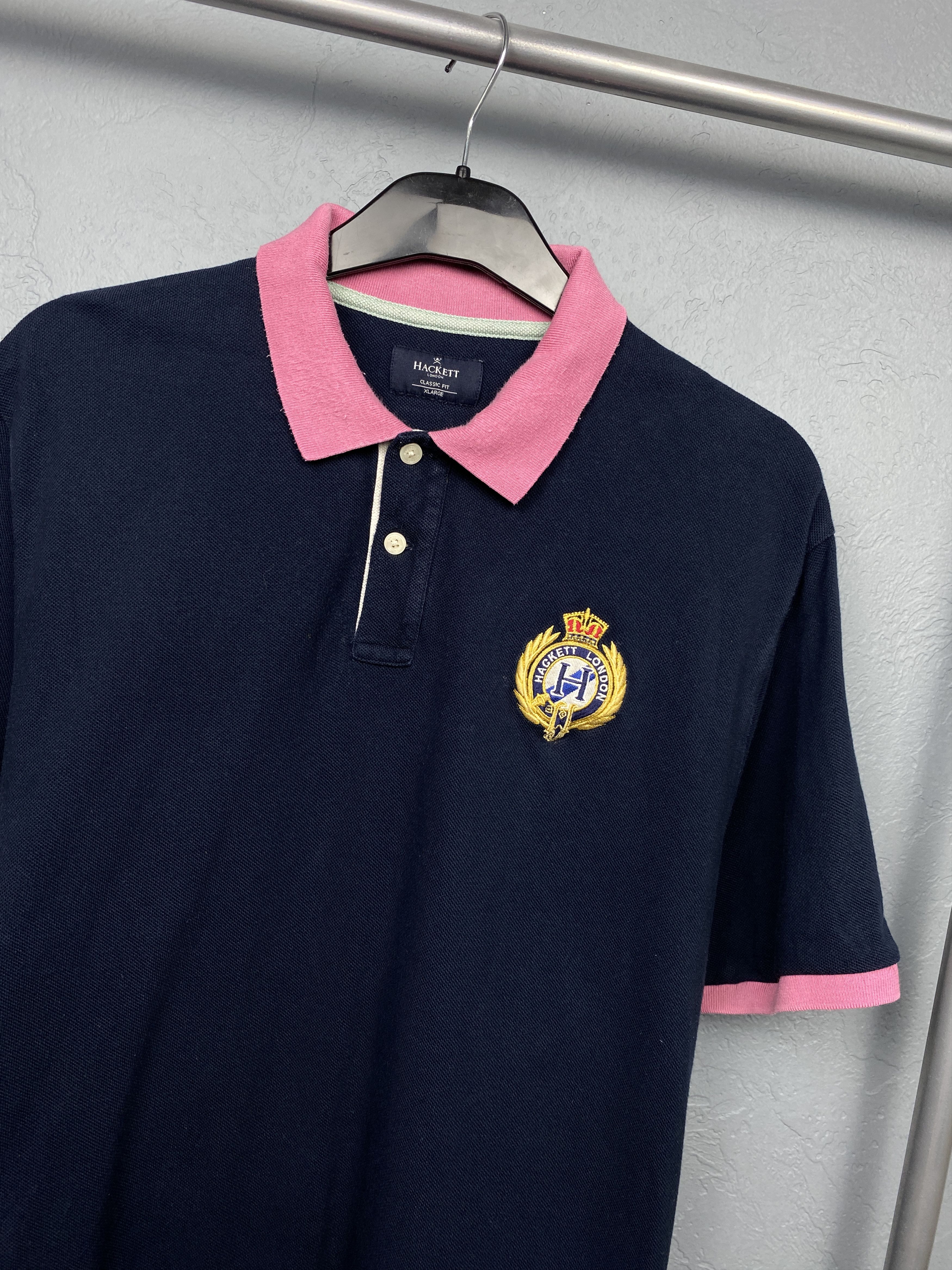 Hackett × Vintage Hackett Vintage Mens Polo Shirt Size US XL / EU 56 / 4 - 2 Thumbnail