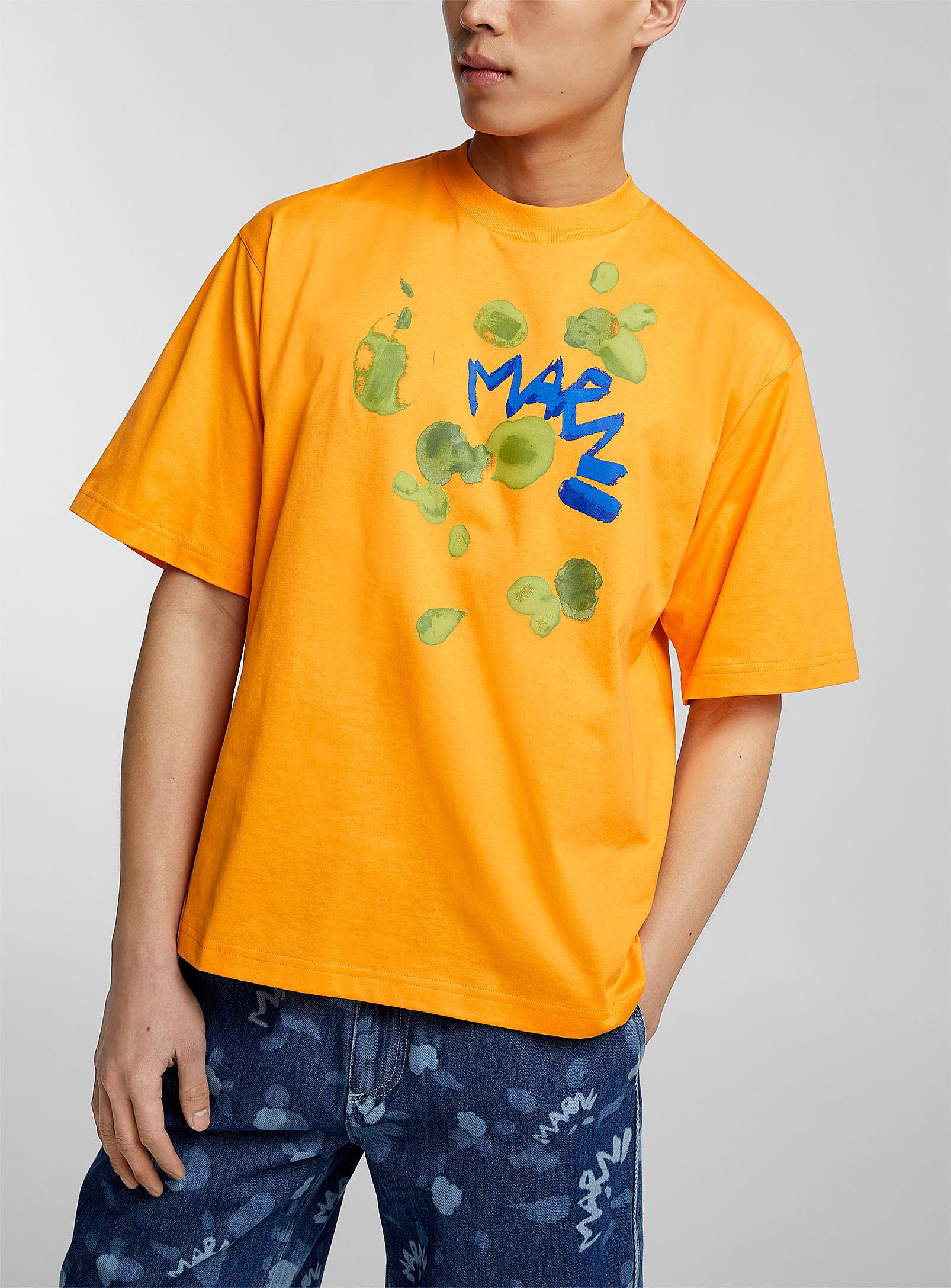 Marni BNWT SS24 MARNI DRIPPING FLOWER TSHIRT 48 Size US M / EU 48-50 / 2 - 1 Thumbnail