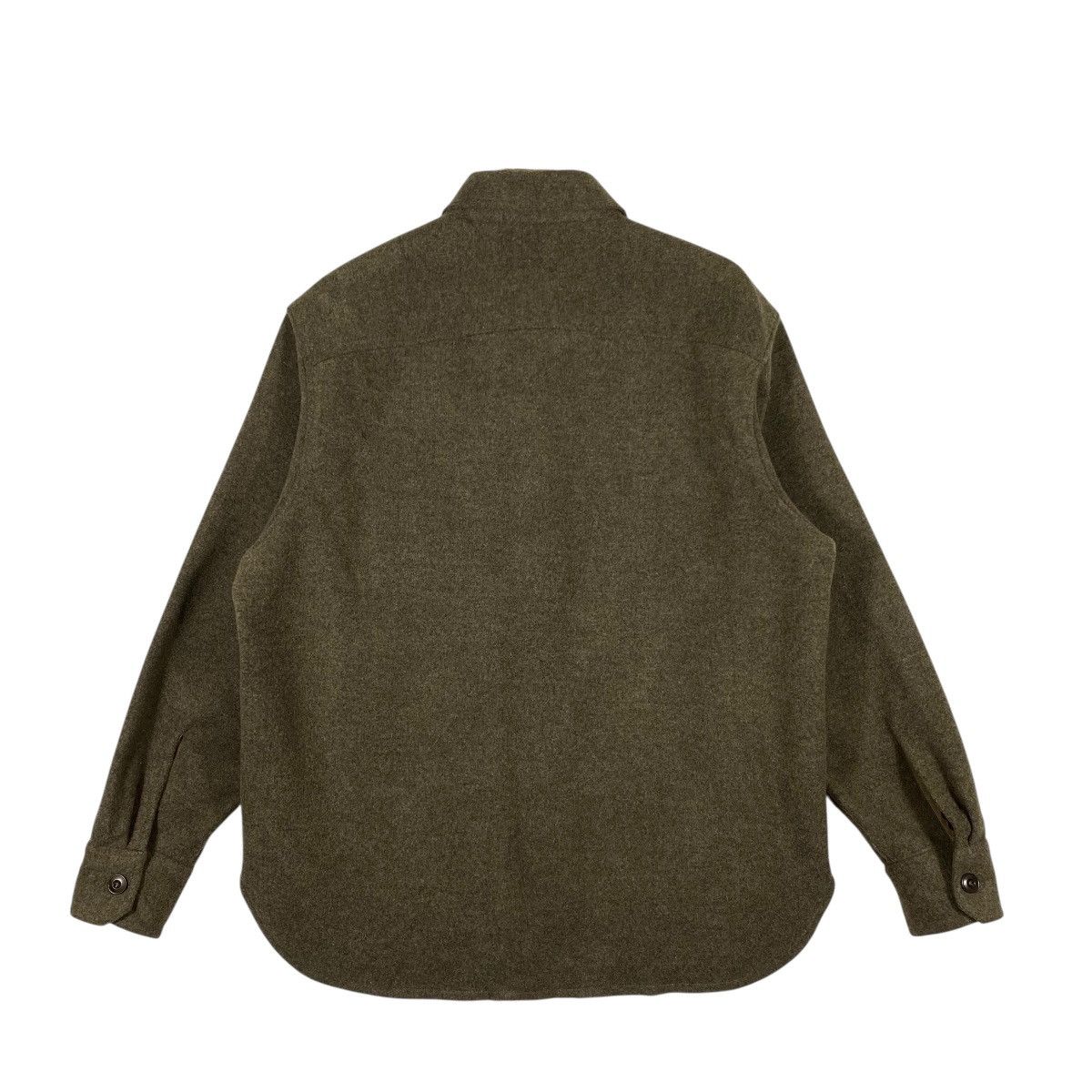 Lemaire × Uniqlo Christophe Lemaire X Japanese Brand Wool Shirt Button Size US L / EU 52-54 / 3 - 9 Thumbnail