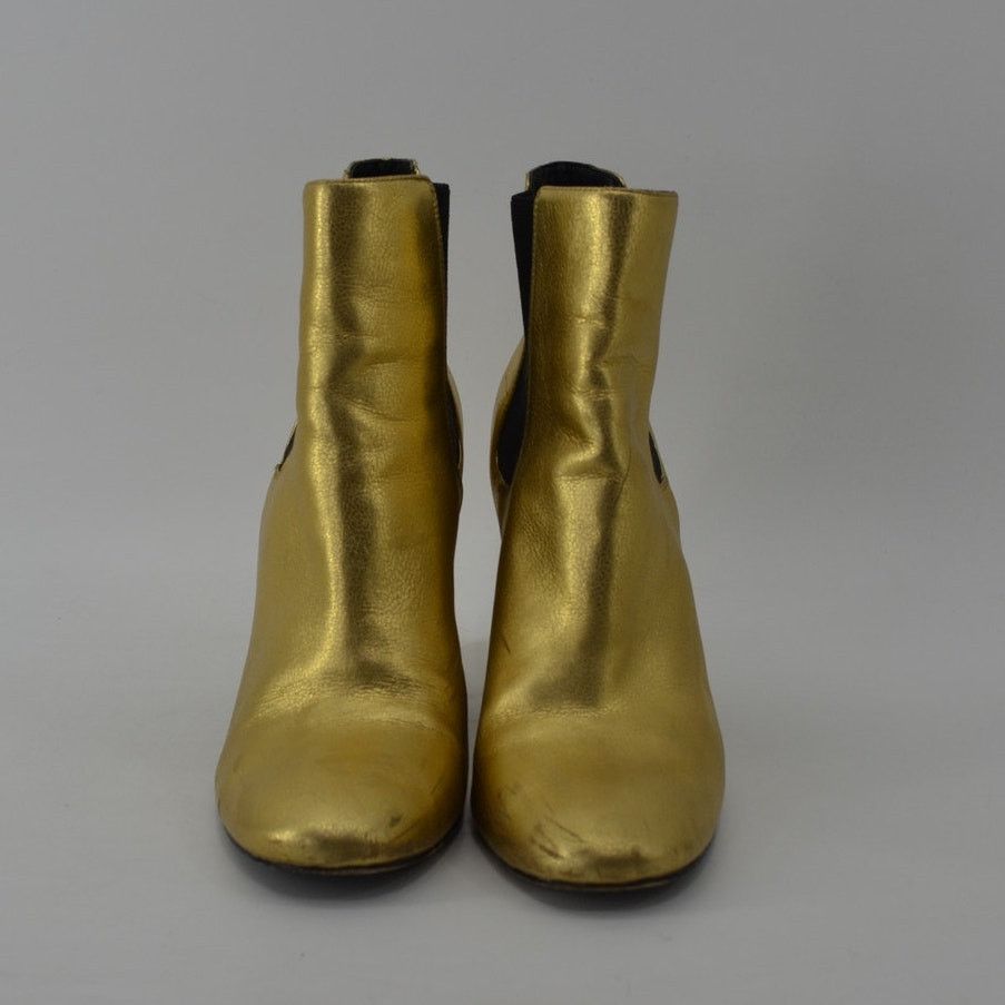 Other Marciano Pmeilana Womens Size 9 Gold Metallic Chelsea Boots Size US 9 / IT 39 - 2 Thumbnail