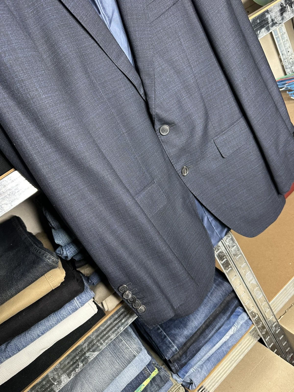 Hugo Boss Hugo Boss Tailored Wool Suit Blazer Jacket Size IT 48 Size 48R - 3 Thumbnail