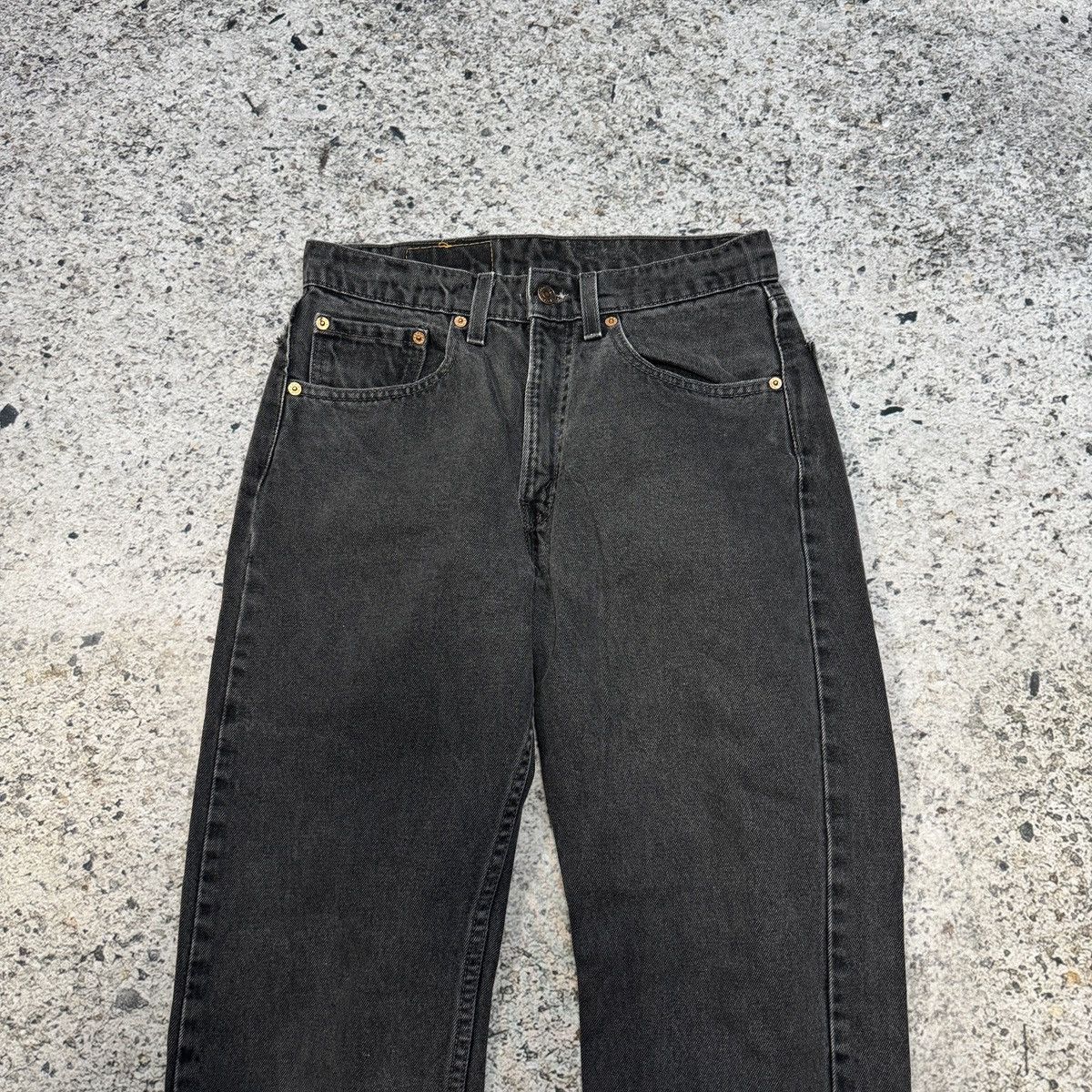 Levi's 90s Levi's 505 Faded Black Denim Jeans ERD Grunge Hedi Size US 29 - 3 Thumbnail