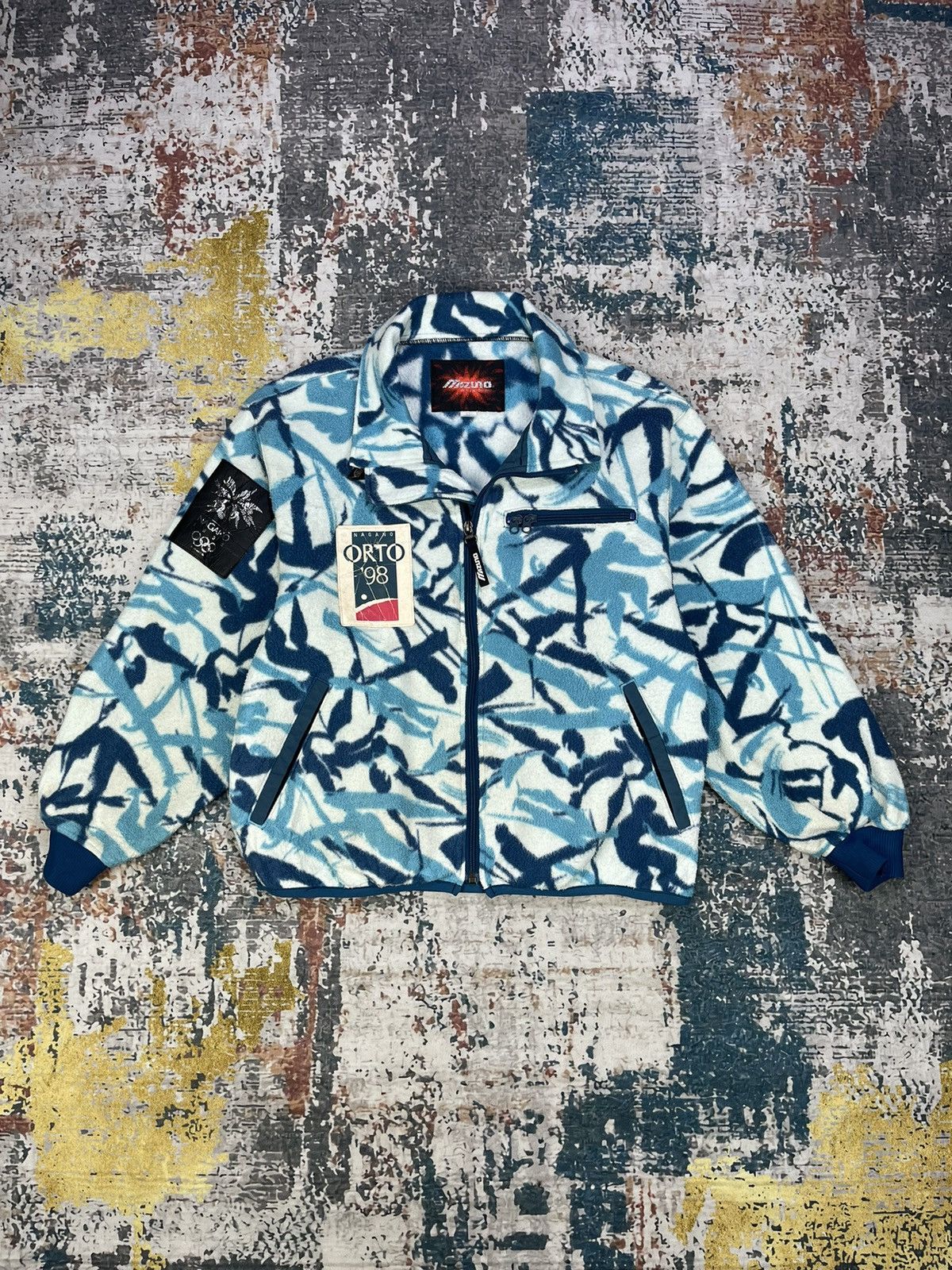 Mizuno Vtg Mizuno Olympic Nagano ORTO 98 Zipper Jacket Size US S / EU 44-46 / 1 - 1 Thumbnail
