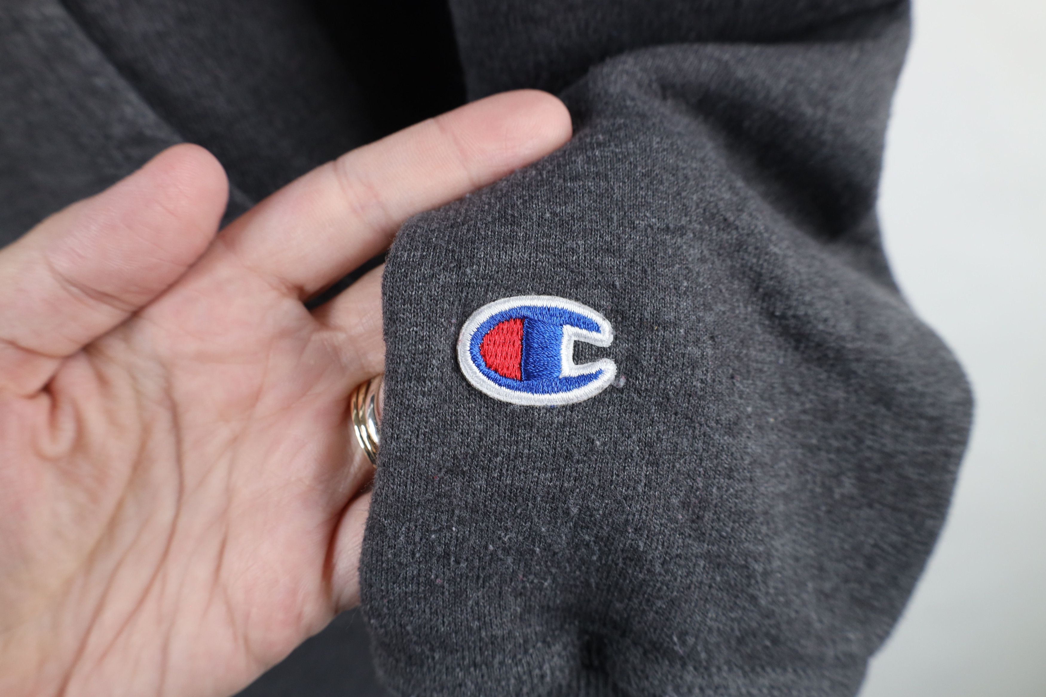 Champion × Vintage Vintage Champion Monochrome Hoodie Sweatshirt Heather Gray Size US S / EU 44-46 / 1 - 4 Thumbnail