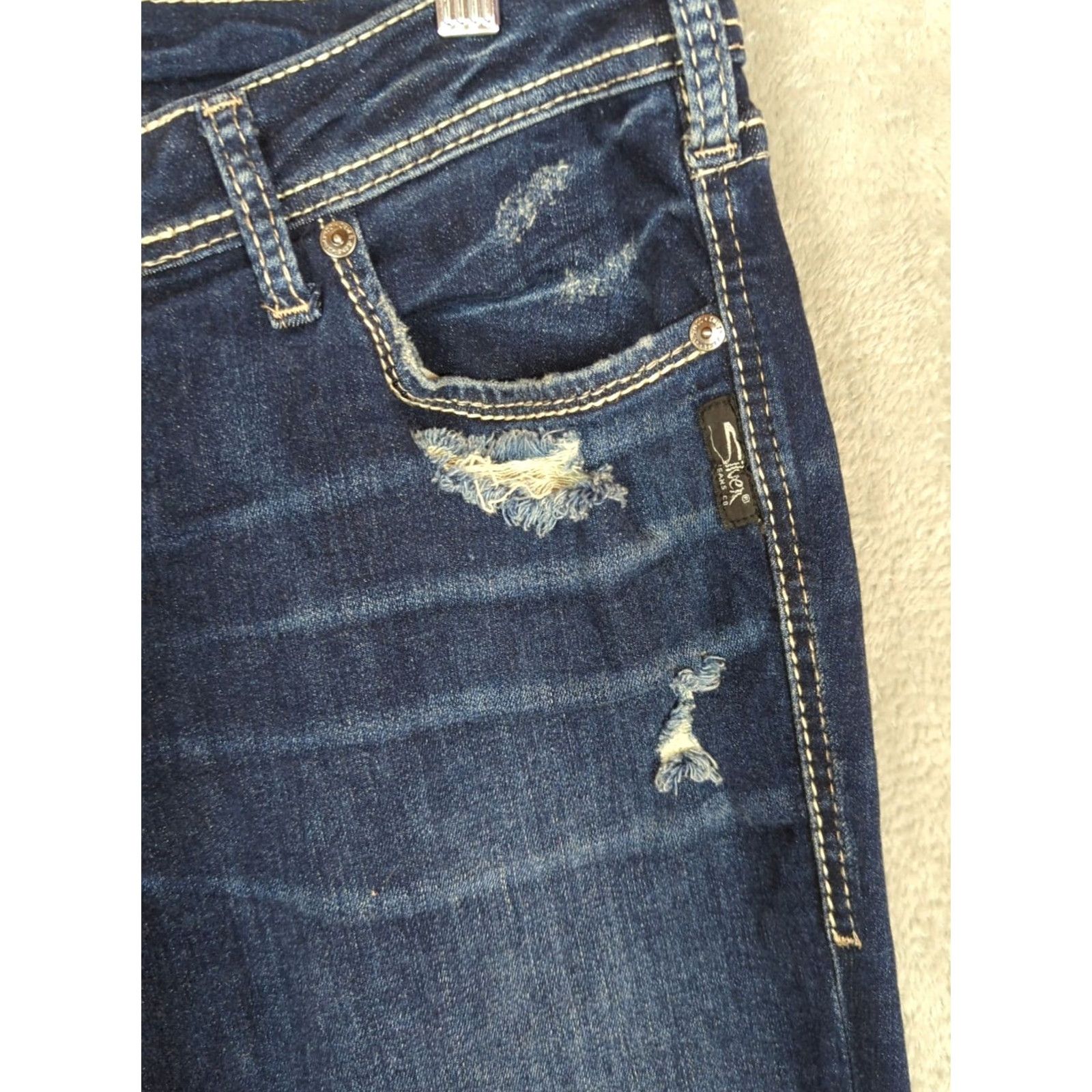 Silver Jeans Co. VINTAGE (no) - Note: There is no vintage status in original title; output must only use original words. Size 24" / US 00 / IT 34 - 3 Thumbnail