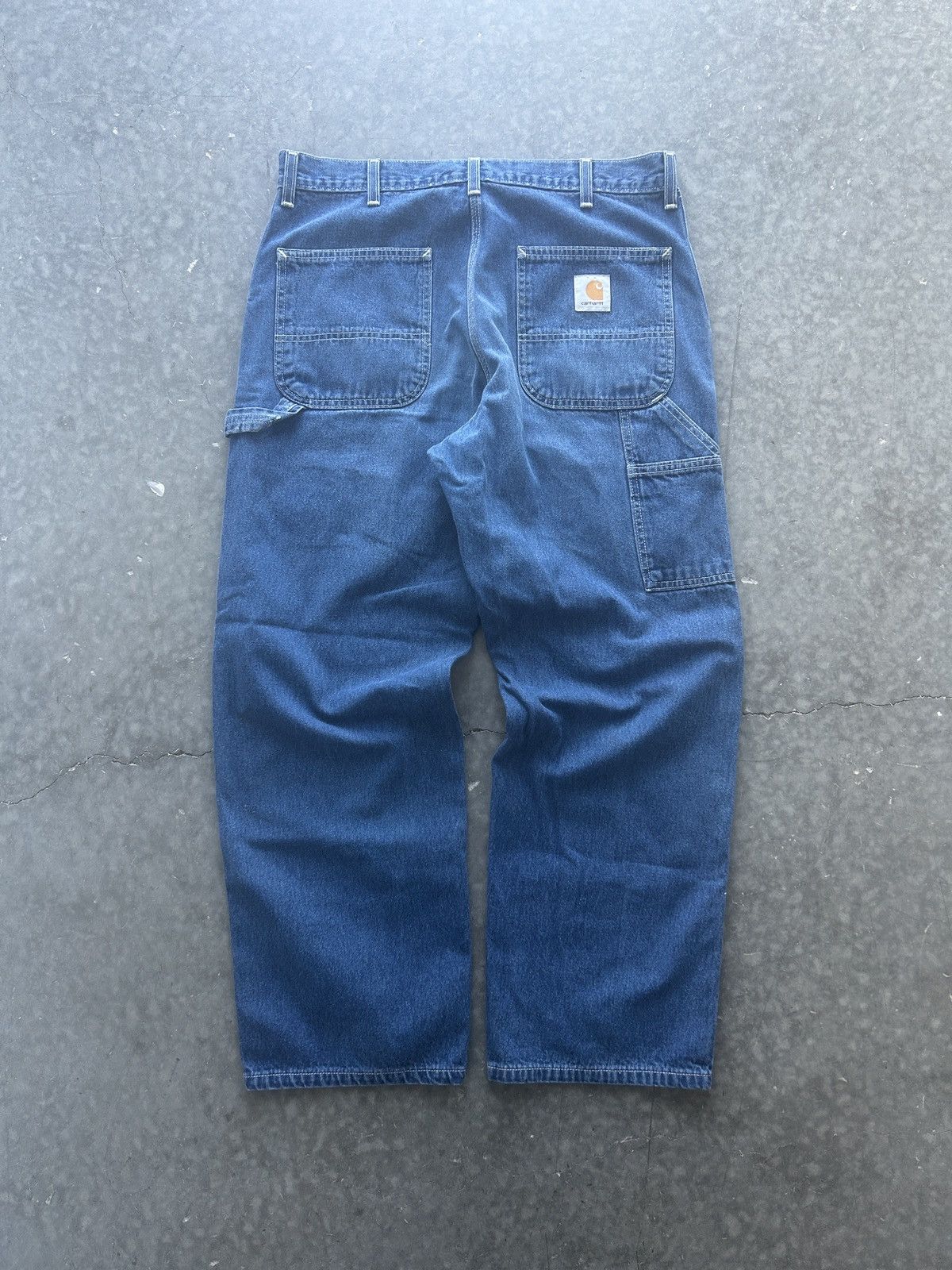 Carhartt × Vintage Vintage 90s Carhartt Carpenter Jeans 36x30 Size US 36 / EU 52 - 1 Thumbnail