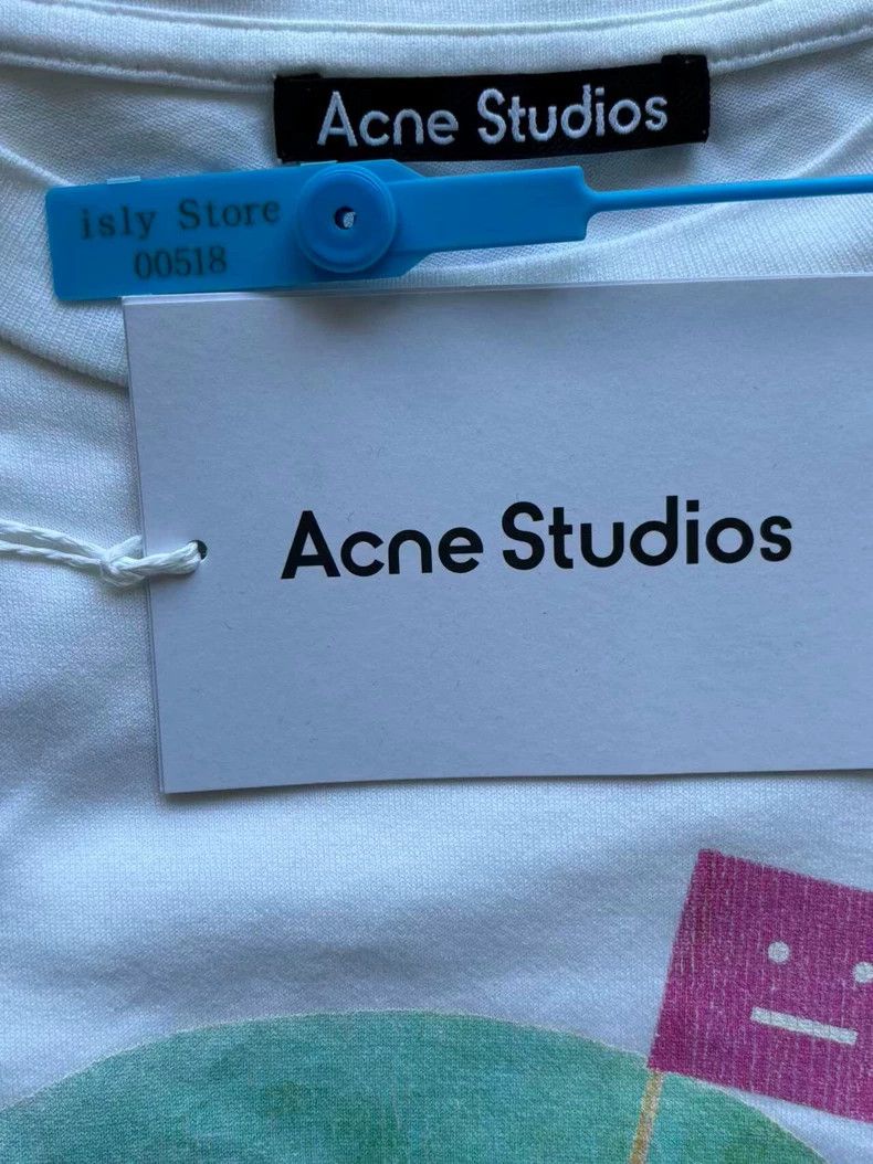 Acne Studios Acne Studios size xxs/xs Crew Neck Front Graphic Print shor Size US XXS / EU 40 - 4 Thumbnail