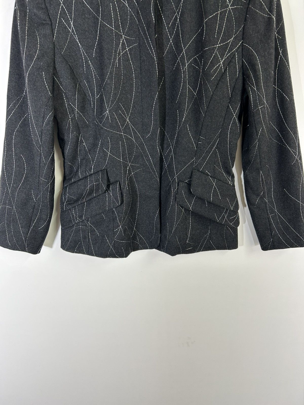 Nina Ricci 🔥Nina Ricci Wool Collarless Button Coat Jacket Size S / US 4 / IT 40 - 5 Thumbnail
