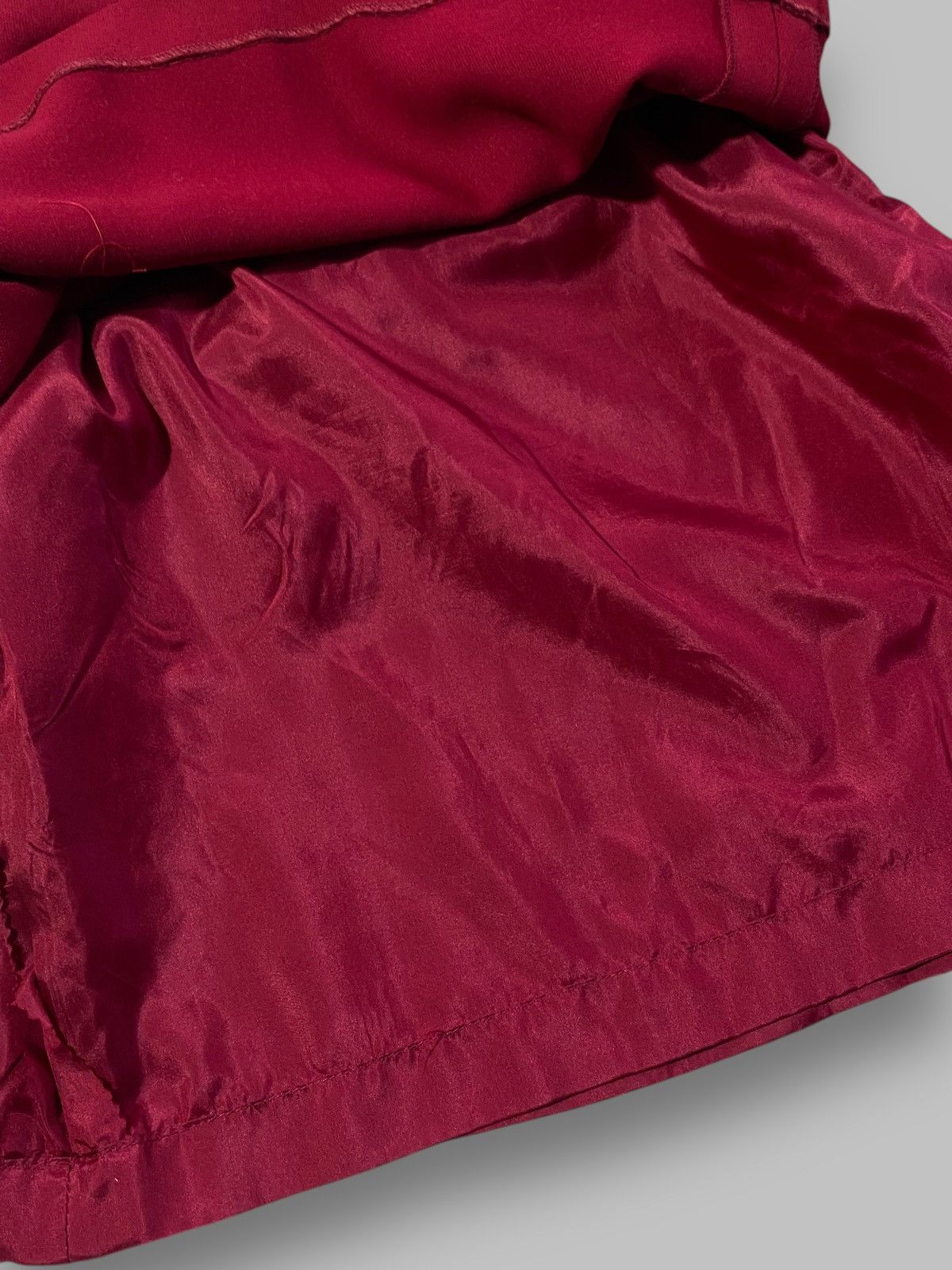 Ralph Lauren × Ralph Lauren Purple Label × Vintage Vintage Ralph Lauren Collection Purple Label Hot Red Skirt Size 30" / US 8 / IT 44 - 10 Thumbnail