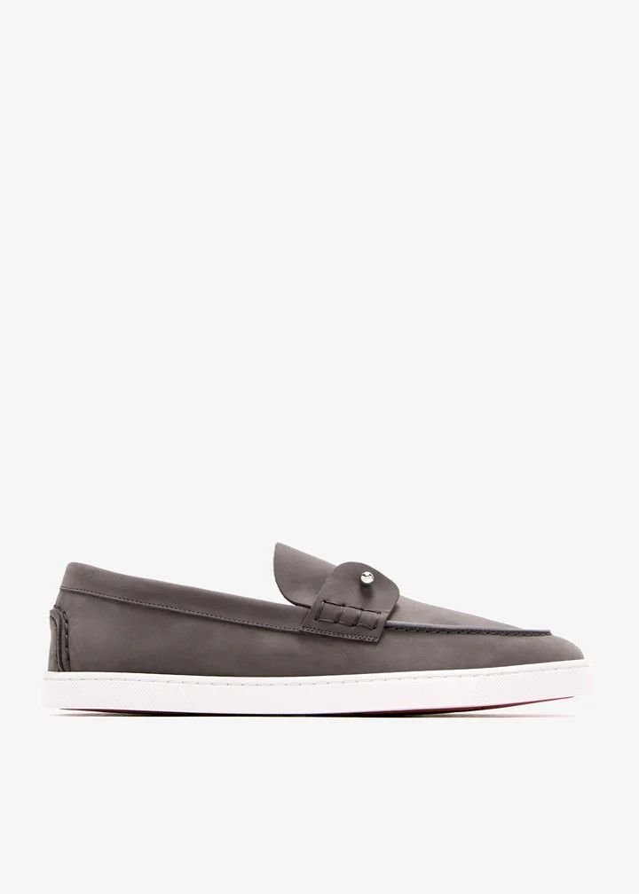 Christian Louboutin os11x0126 Chambeliboat Loafers in Grey Size US 9 / EU 42 - 1 Thumbnail
