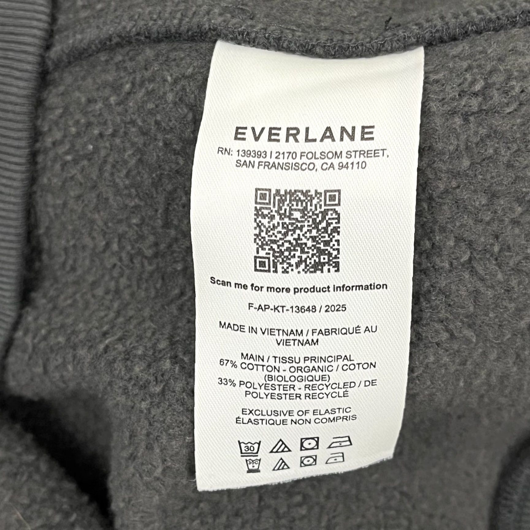 Everlane Everlane Sweatshirt Mens L Gray Luxe Fleece Crewneck Pullover Off Duty Terry Sweatshirt Size US L / EU 52-54 / 3 - 6 Thumbnail
