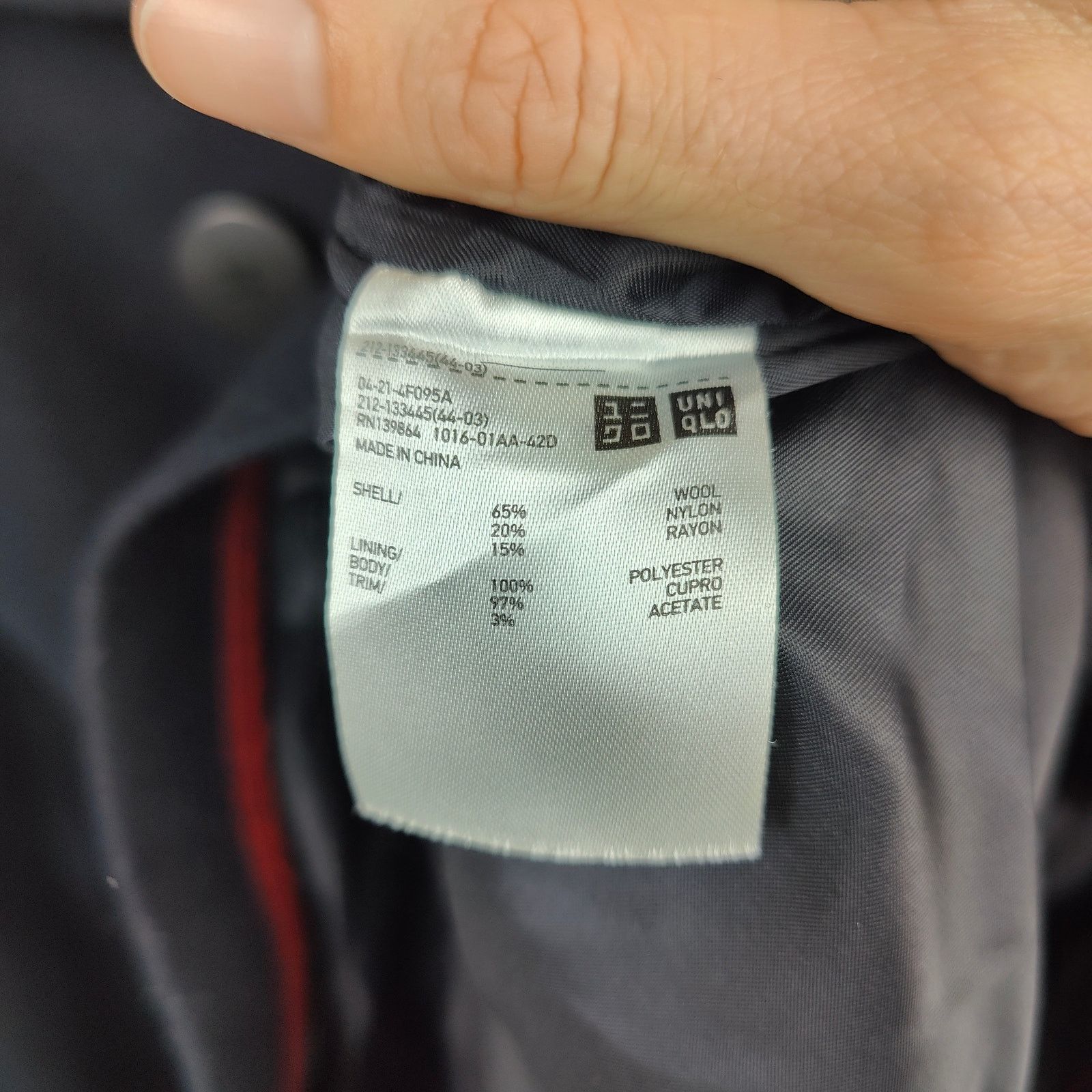 Uniqlo Uniqlo Ines De La Fressange Pea Coat Mens Medium Black Size M / US 6-8 / IT 42-44 - 7 Thumbnail