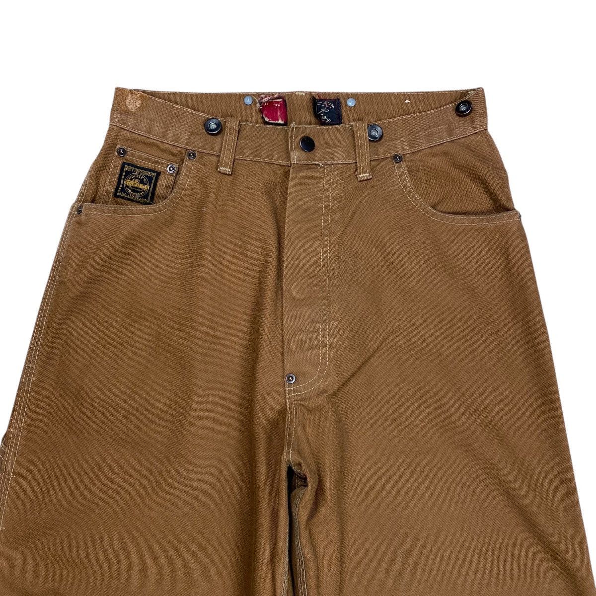 RRL Ralph Lauren Double RRL Ralph Lauren Carpenter Duck Canvas Work Pants Size US 32 / EU 48 - 2 Thumbnail