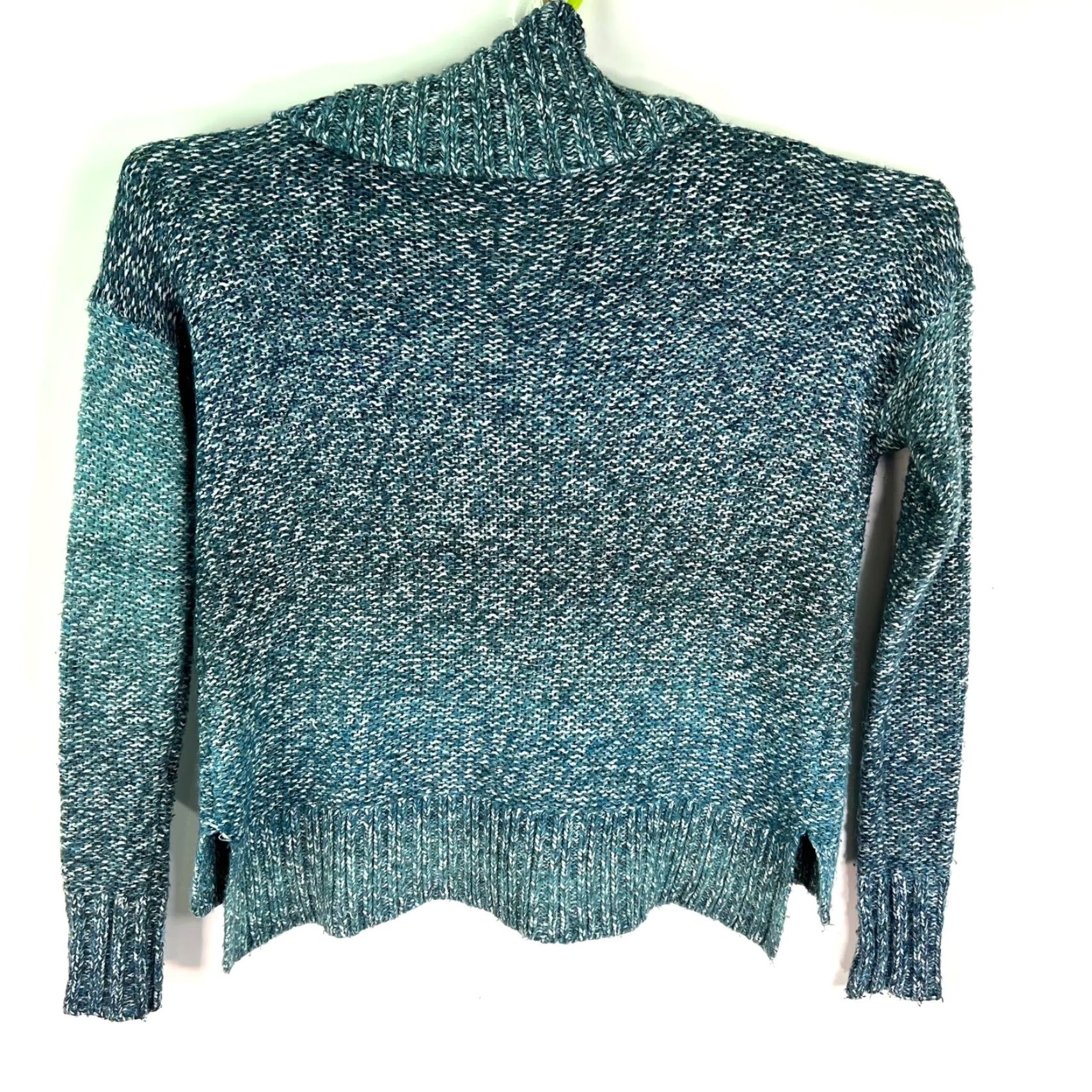 American Eagle Outfitters American Eagle Sweater Womens PS Blue Cowl Neck Long Sleeve Size S / US 4 / IT 40 - 5 Thumbnail