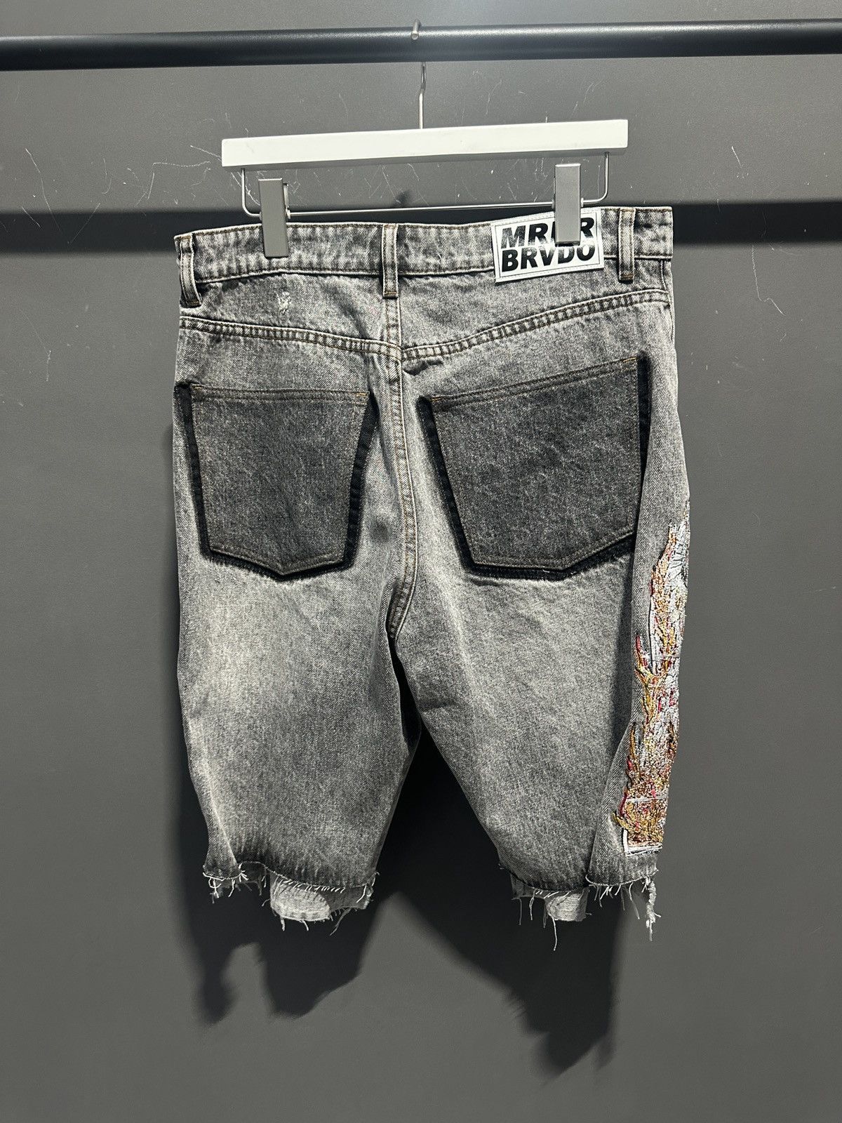 Who Decides War Who decides war Flame Glass Knee Cover short Size US 32 / EU 48 - 2 Thumbnail